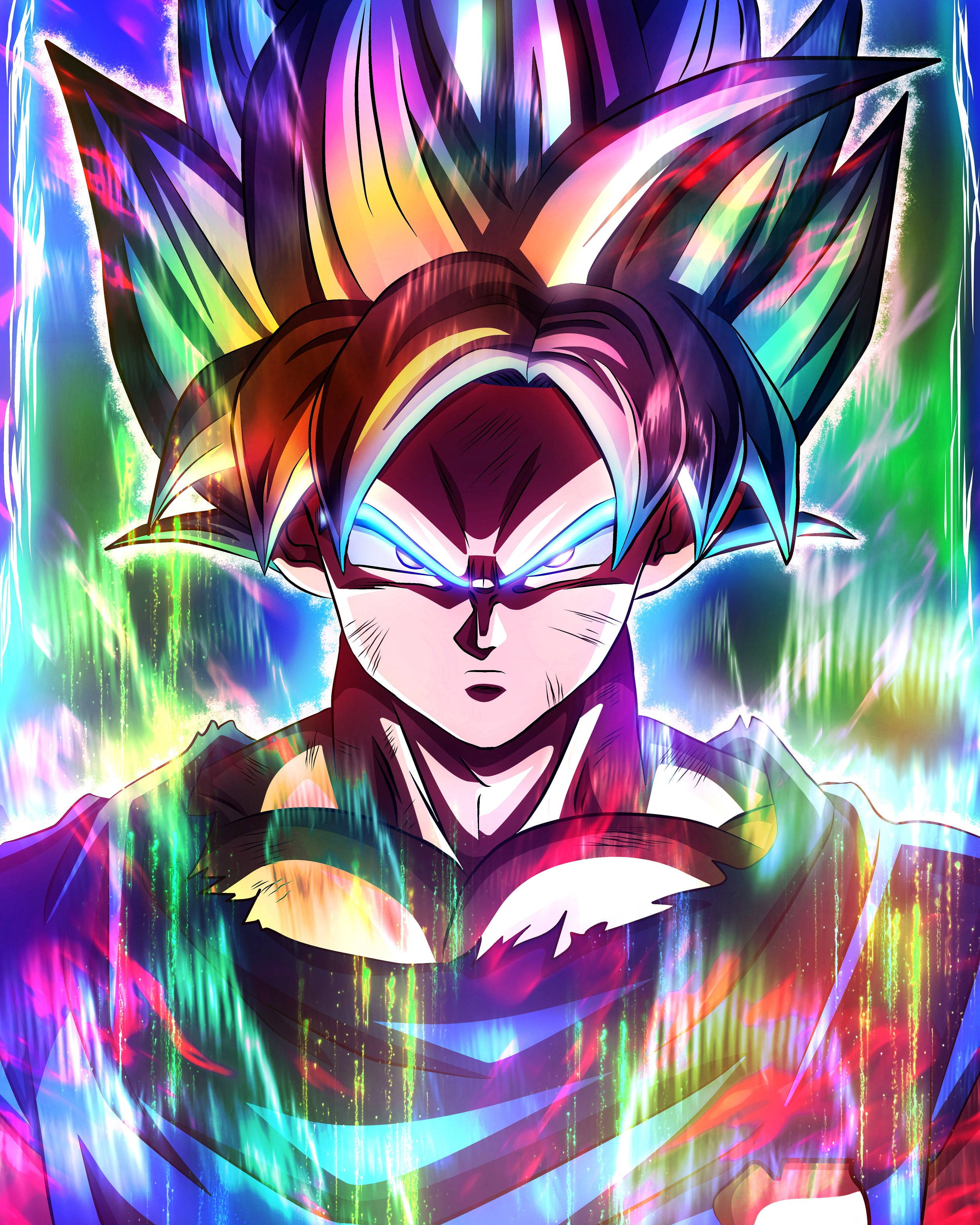 Супер Сайян 1 Гоку DBZ 4K Обои