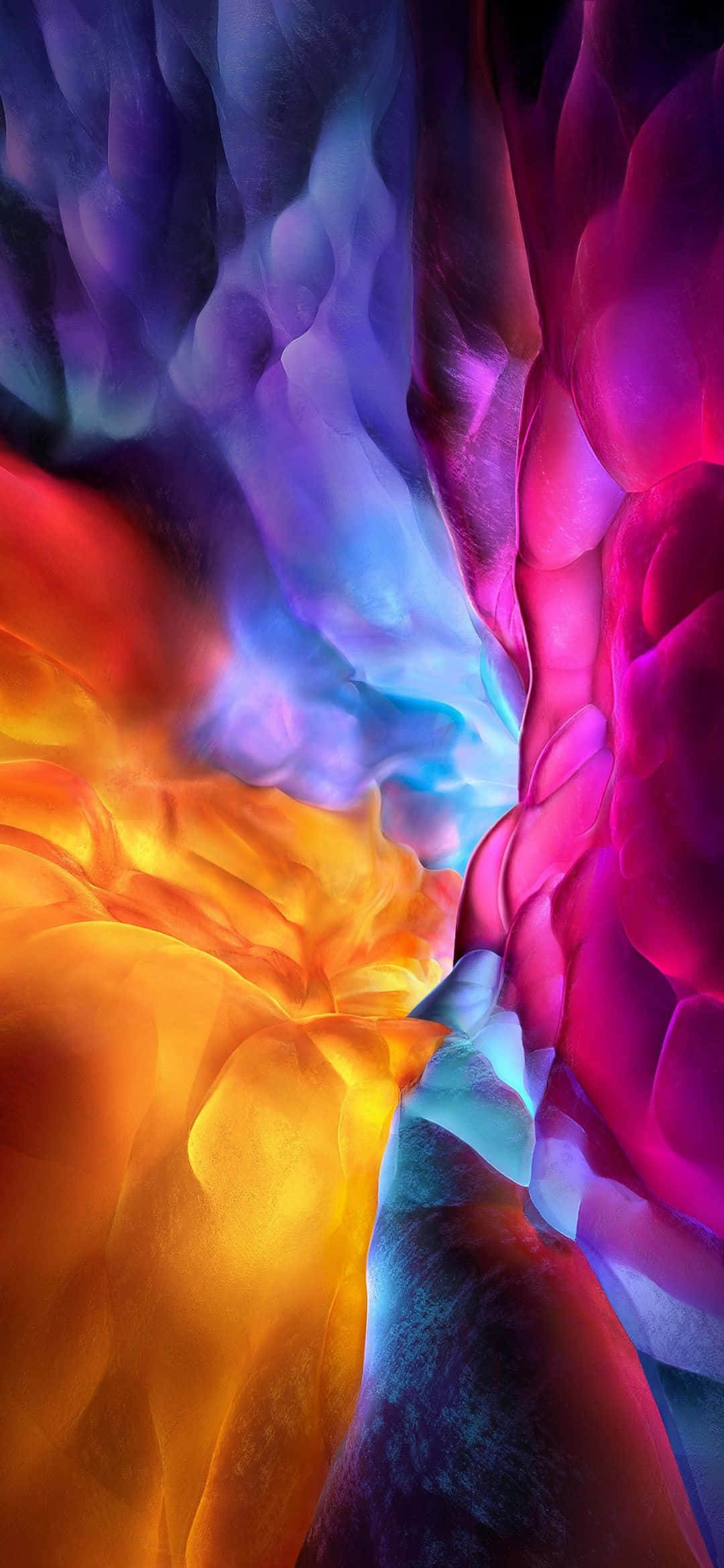 1080x2340 4K Красочное Абстрактное Облако Обои