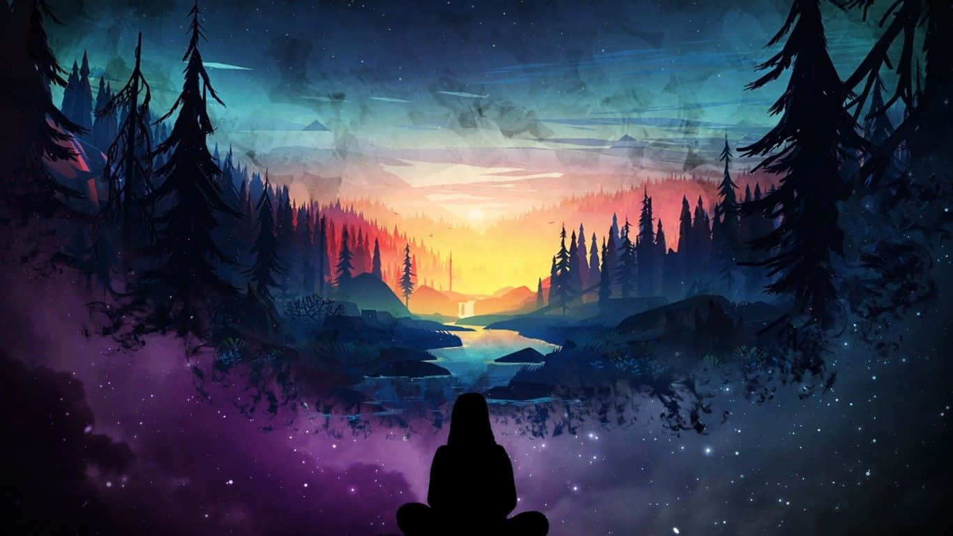1366x768 HD Природа для рабочего стола Обои
