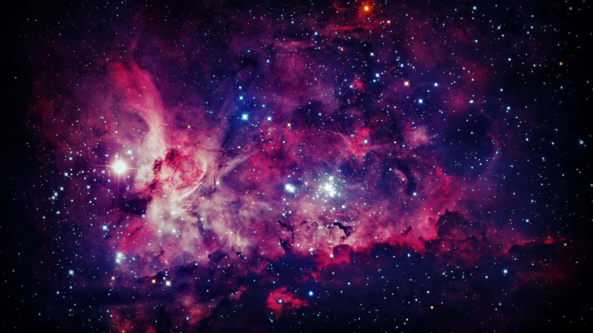 1920x1080 Космическая туманность Обои