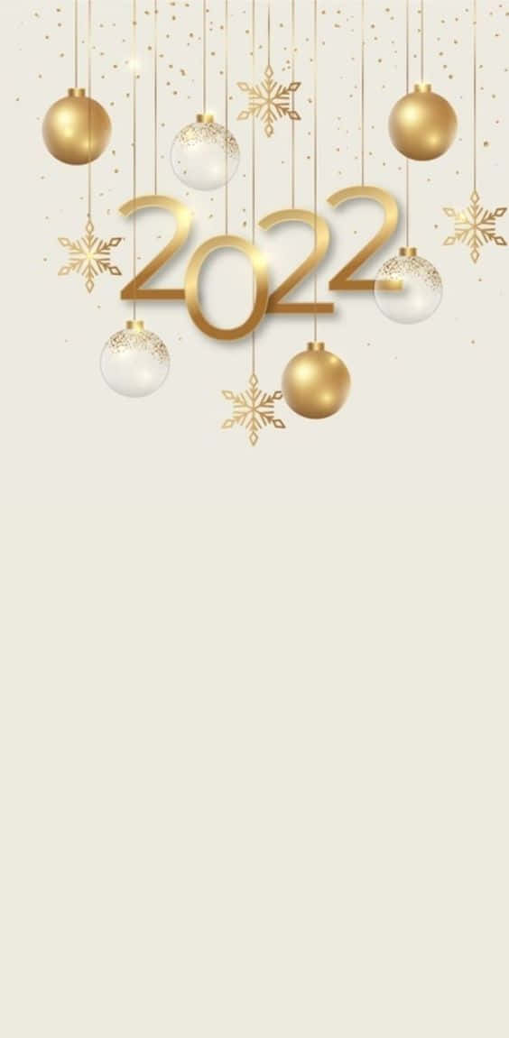 Подвесные ёлочные игрушки Новый год 2022 Обои