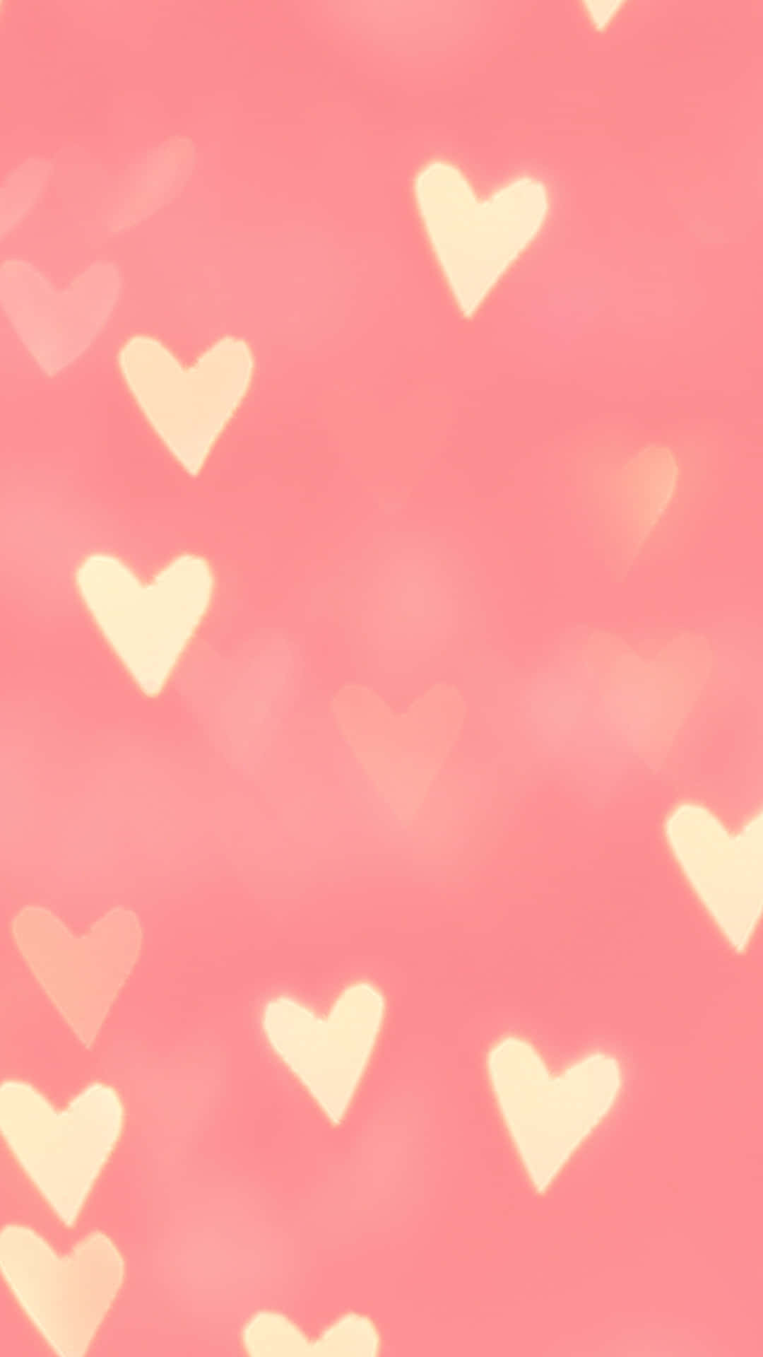 Фон с сердечками 2160 x 3840 Обои