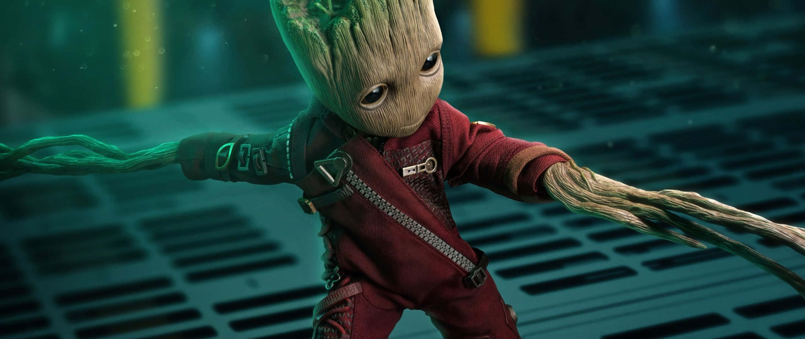 2560 X 1080 Малыш Грут Marvel Обои