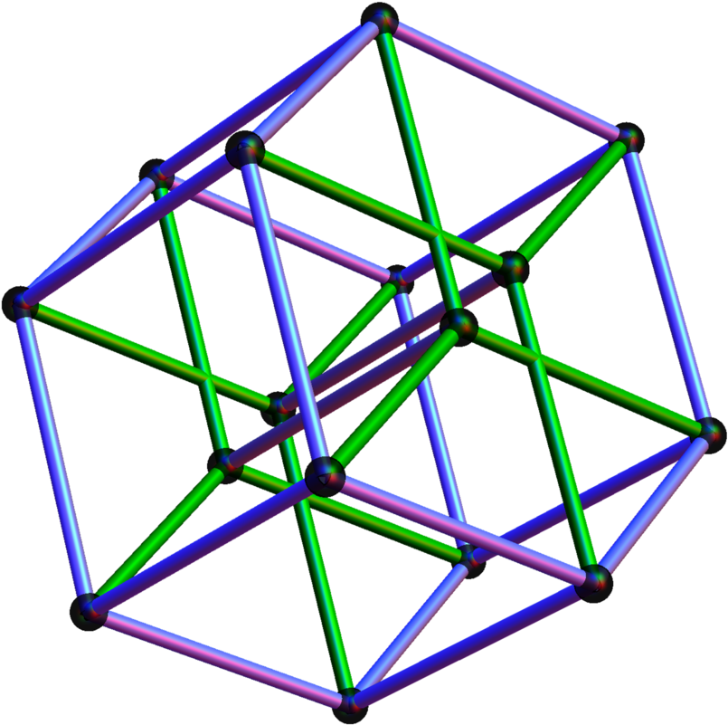 3D-рендеринг геометрической структуры Обои