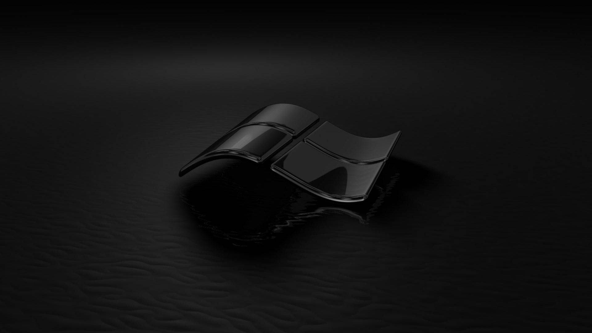 Стильный черный экран блокировки 3D Обои