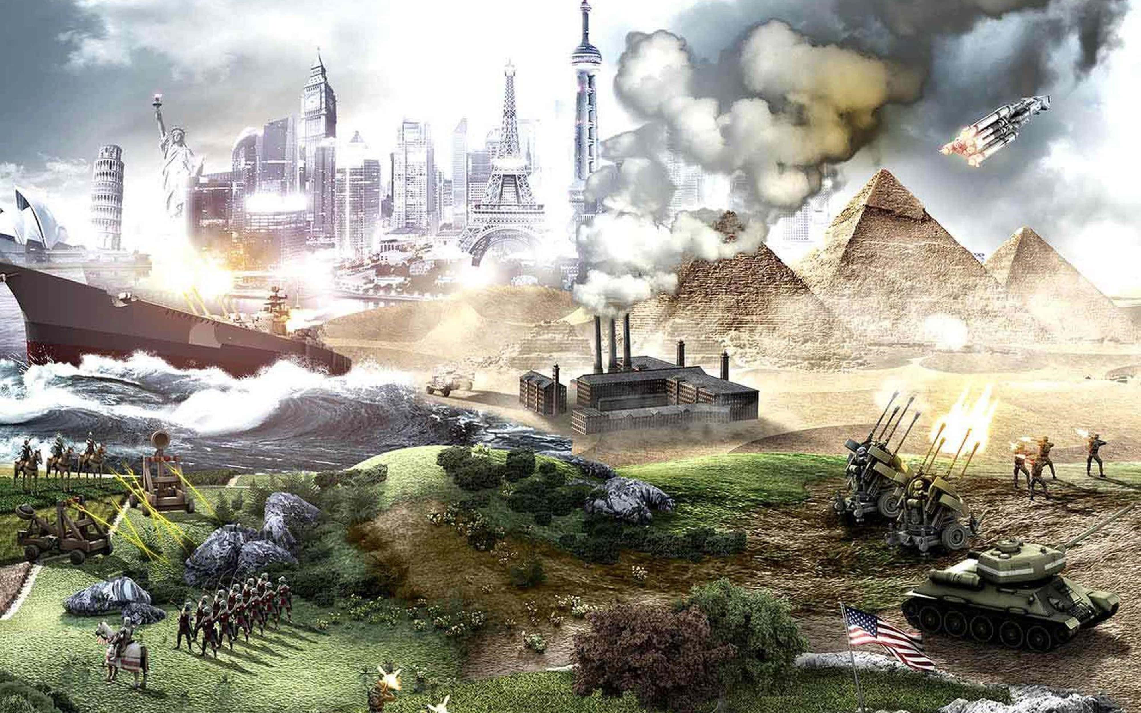 "Полное 4K-издание захватывающего игрового фона Civilization V." Обои