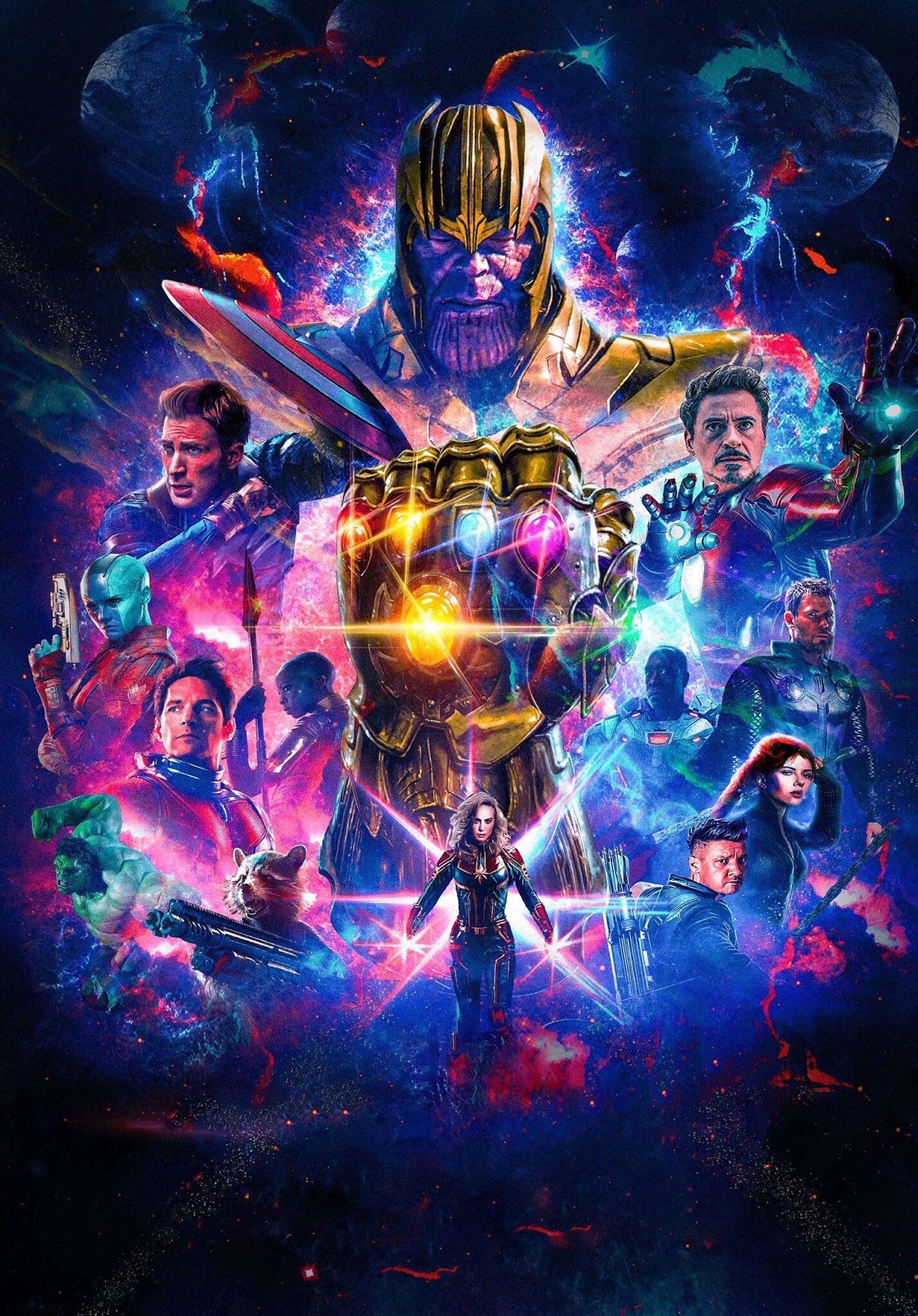 4K Перчатка Бесконечности Marvel Обои