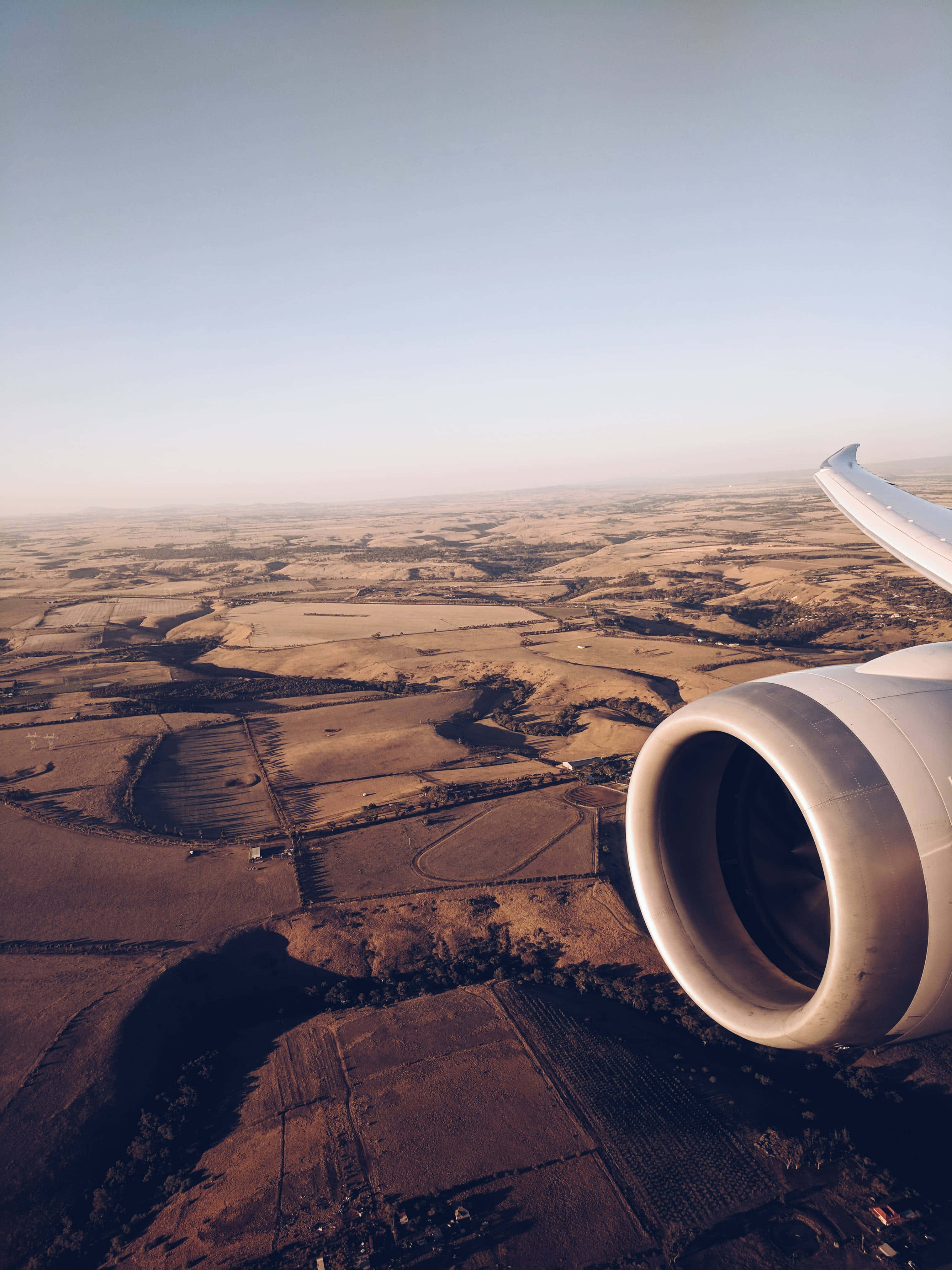 4K Microsoft Flight Simulator Задний фон Вид из окна самолета Обои