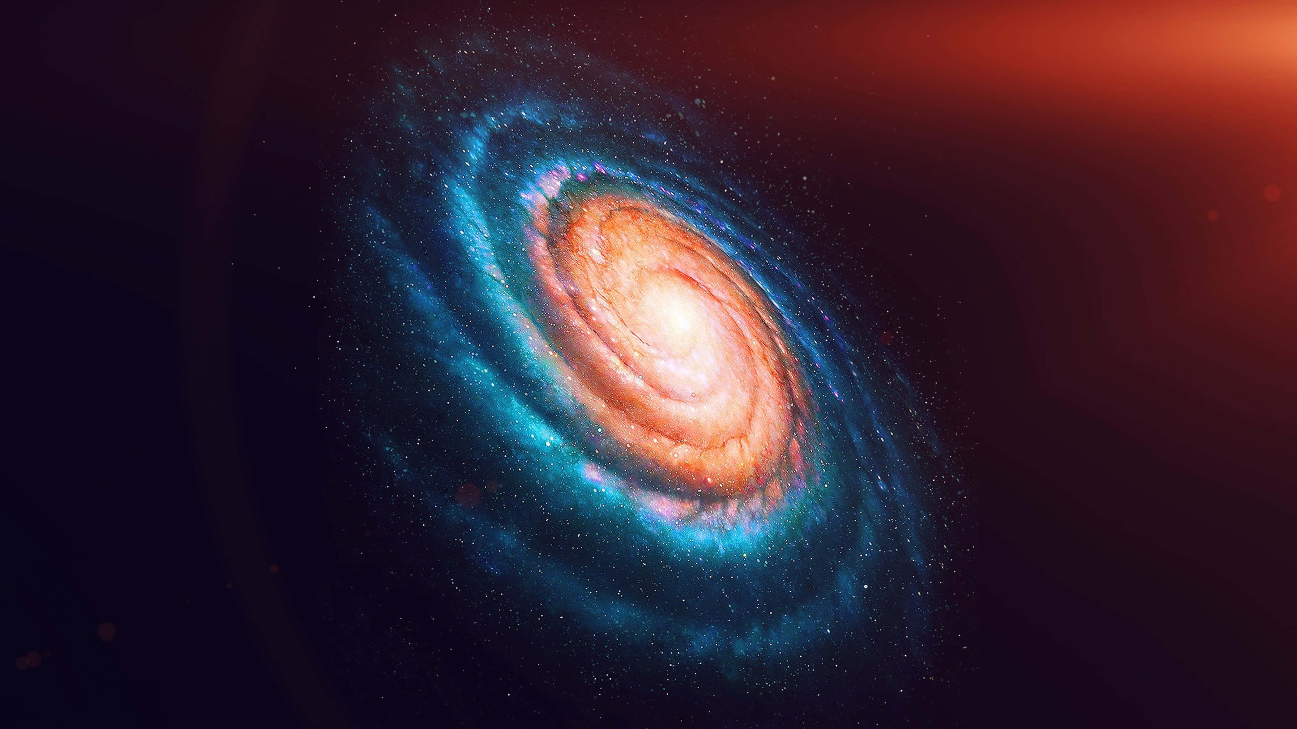 4K Вселенная Галактика NGC 1232 Обои