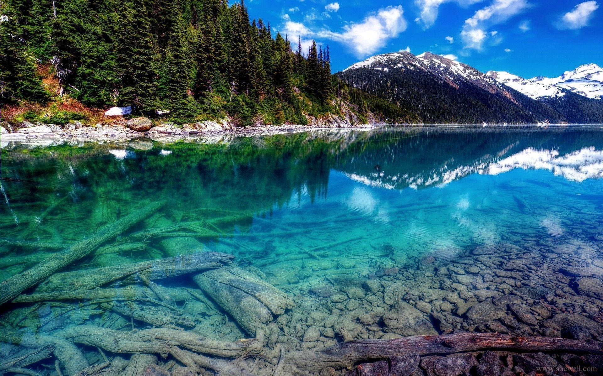 4K Природа Чистые Воды Обои