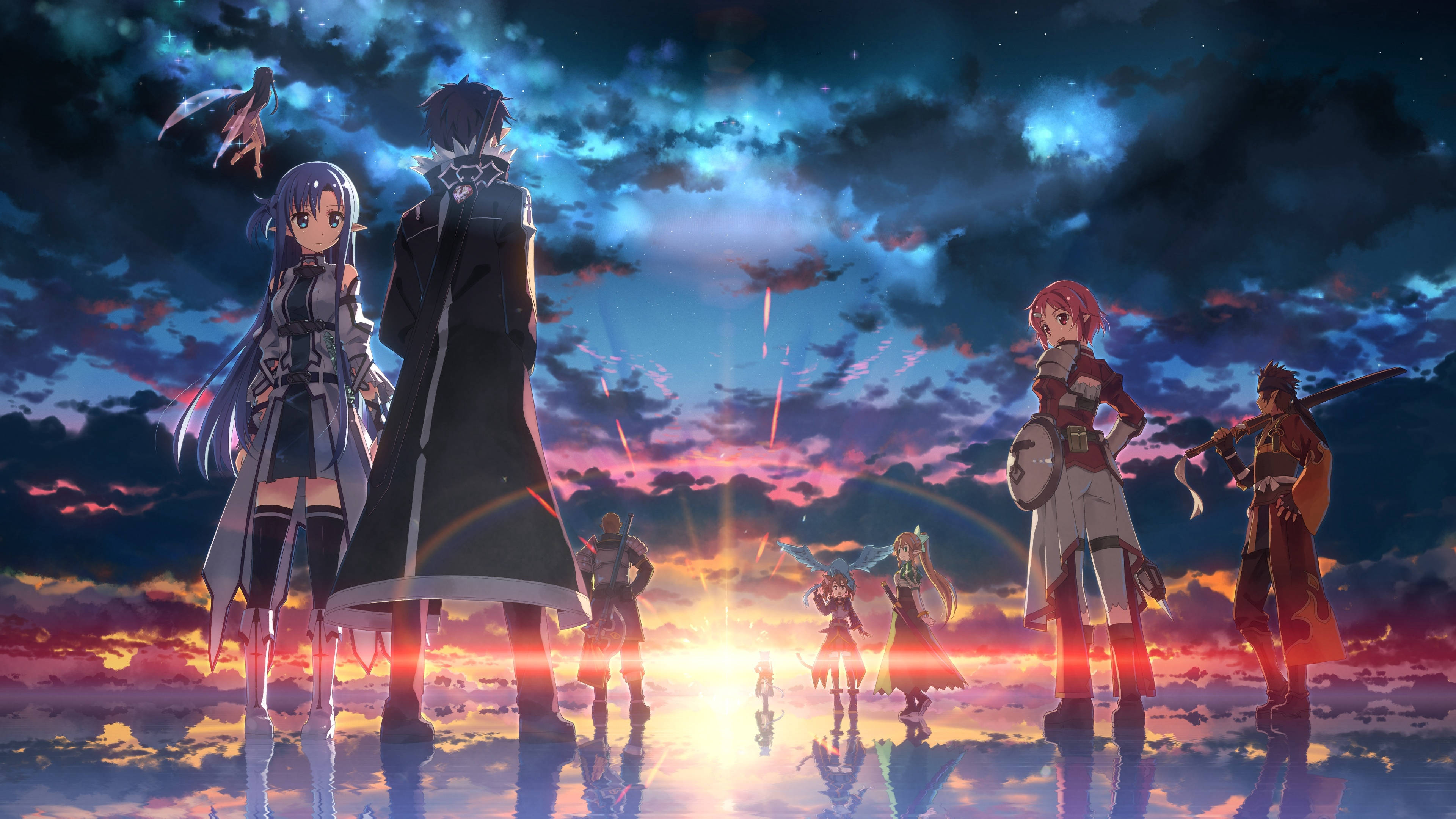 4K Аниме Sword Art Online Обои