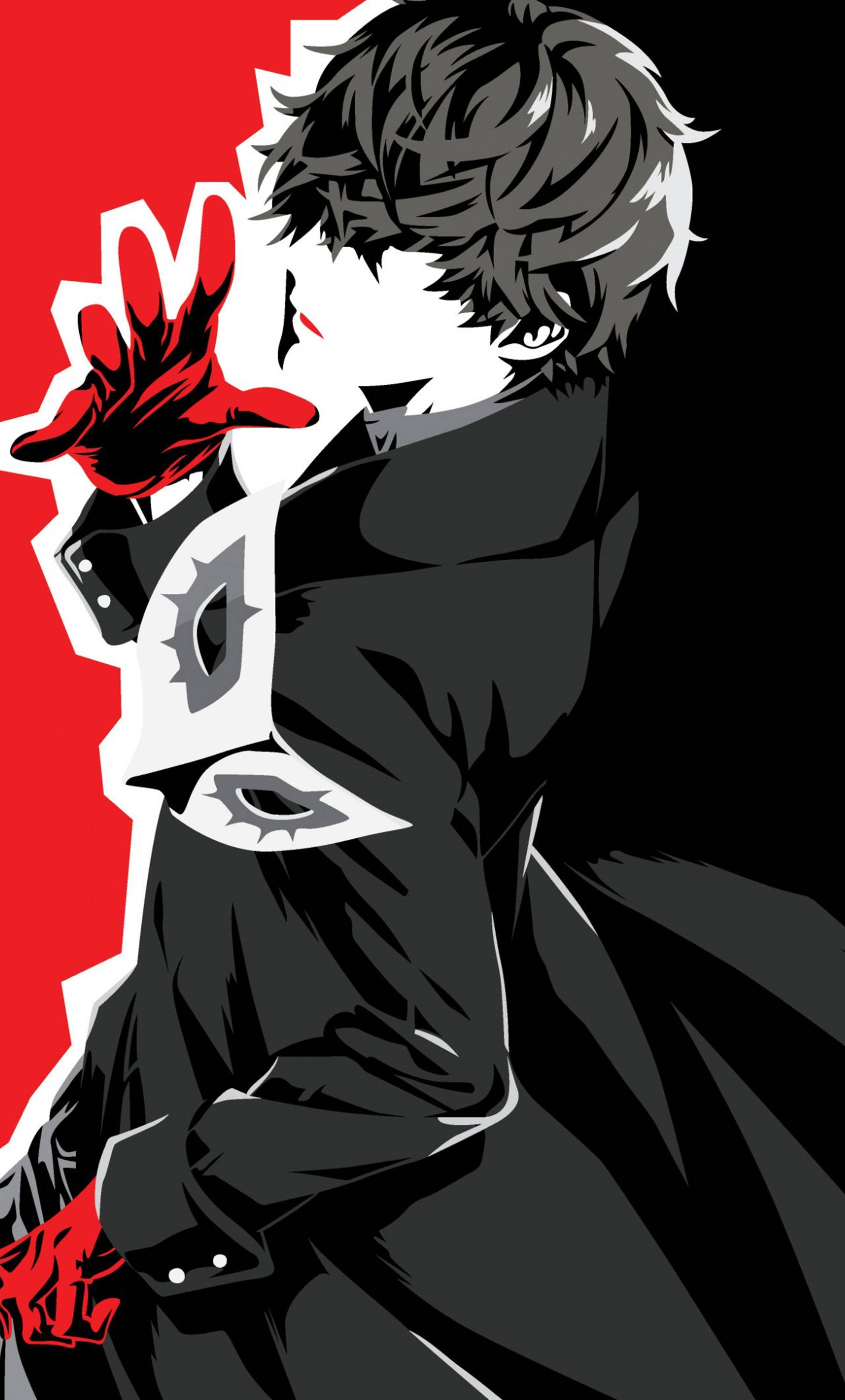 4K Аниме iPhone Persona 5 Акира Курусу Обои