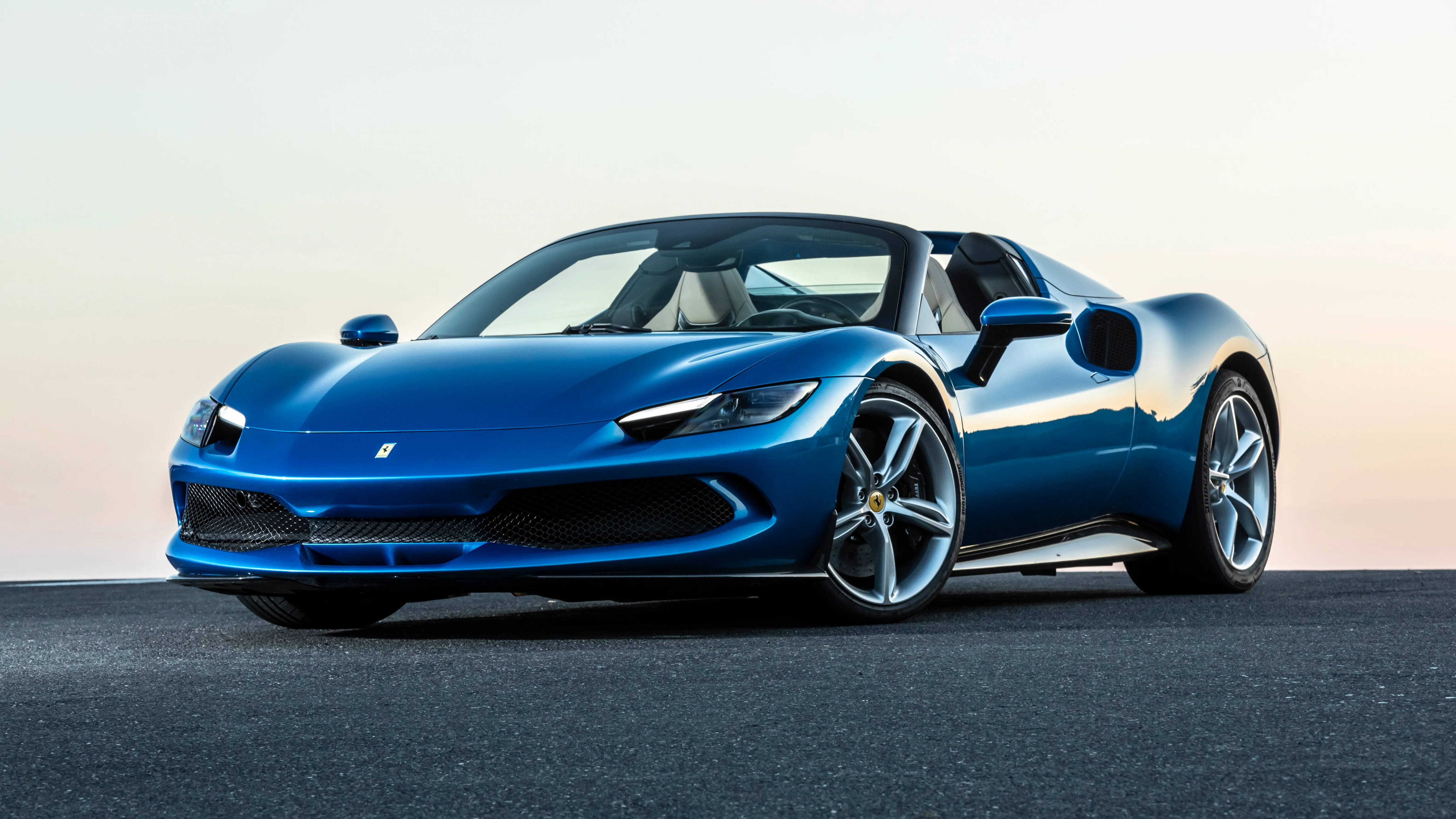 5120X1440 Синий Ferrari Обои