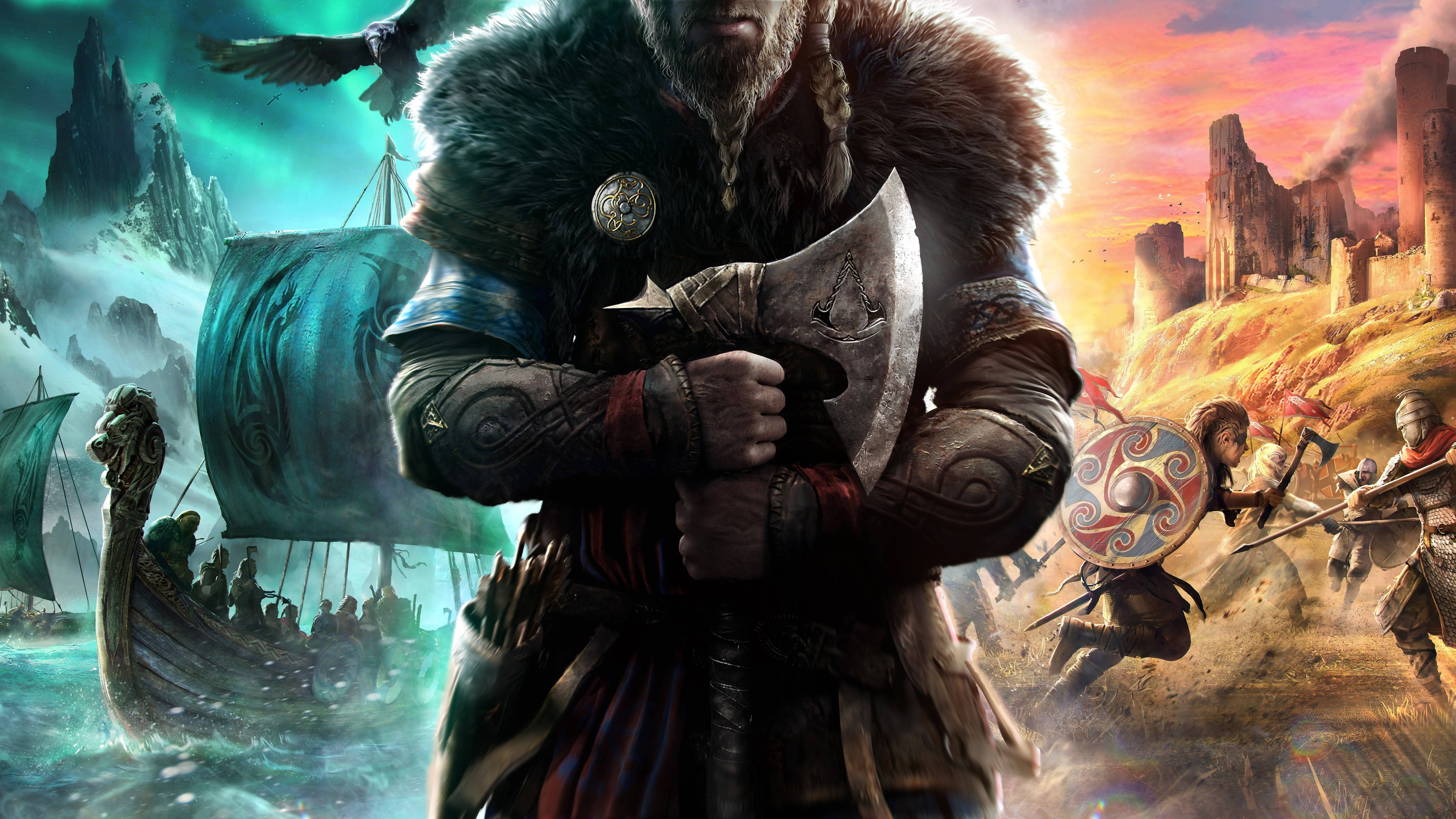 8K Игровой Assassin’s Creed: Вальгалла Обои