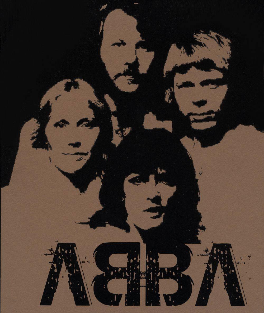 Высококонтрастное искусство ABBA Обои
