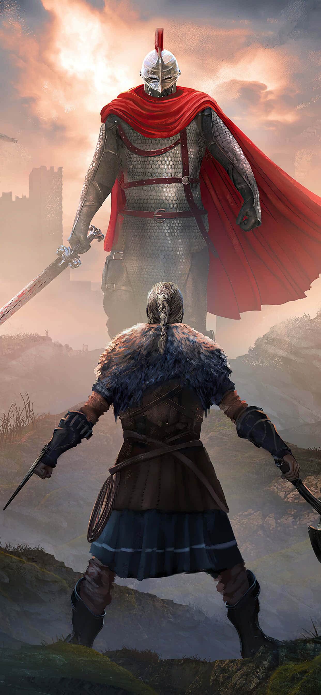 Action Video Game iPhone Xs Max Assassin's Creed Valhalla Background Обои