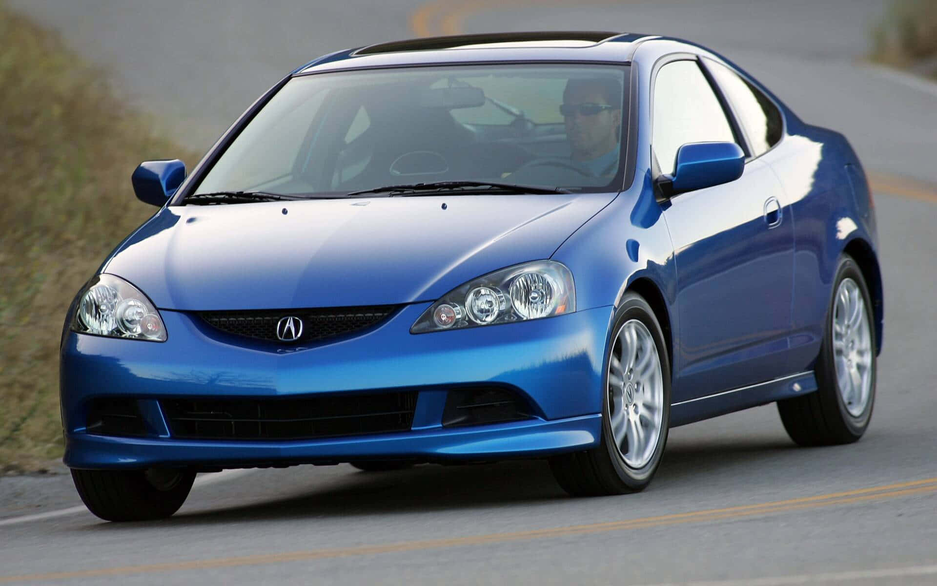 Спортивный автомобиль Acura RSX Coupe Обои