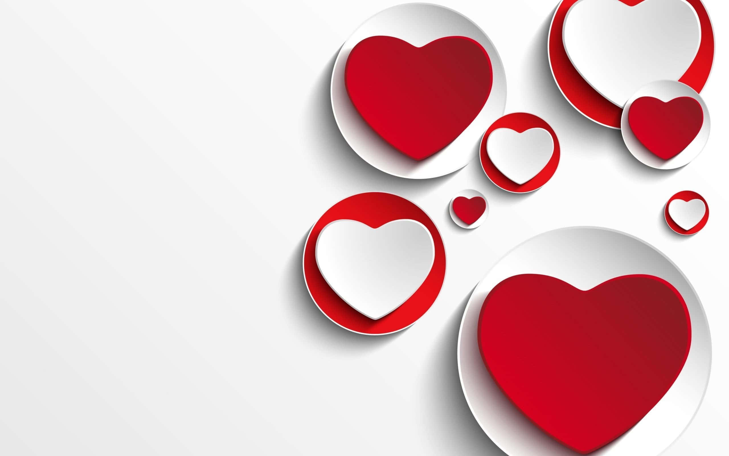 Оставайтесь стильными и современными с фоном Aesthetic Heart! Обои