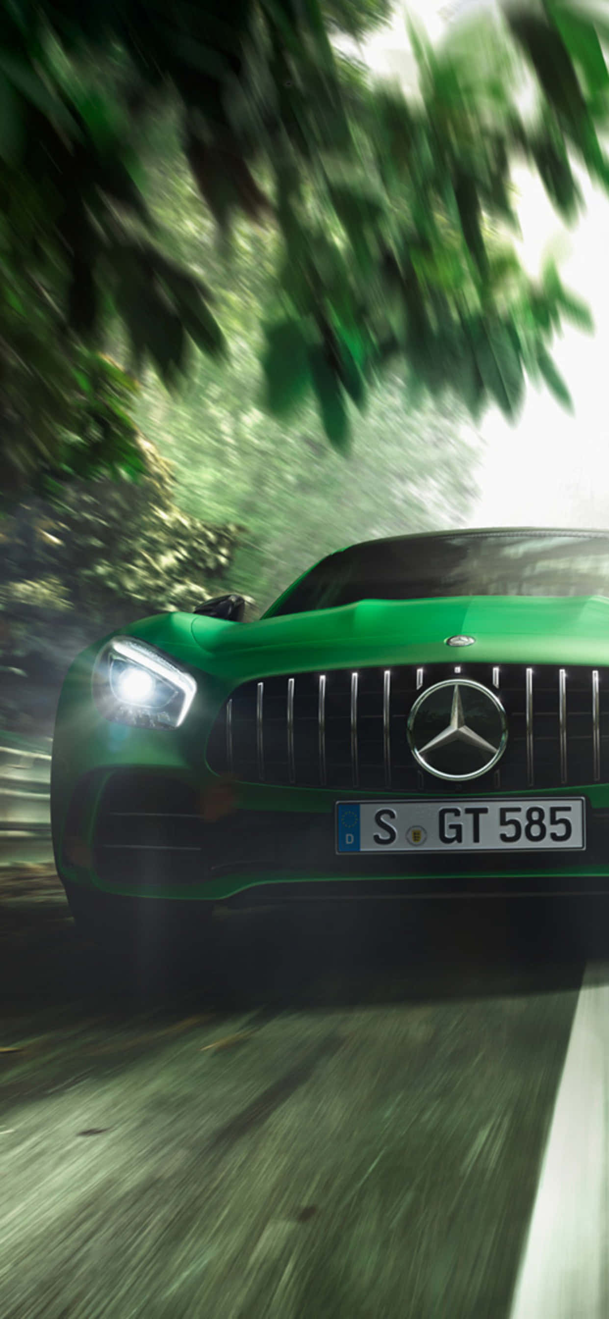 Зеленый фон Android Amg Gt-r Обои