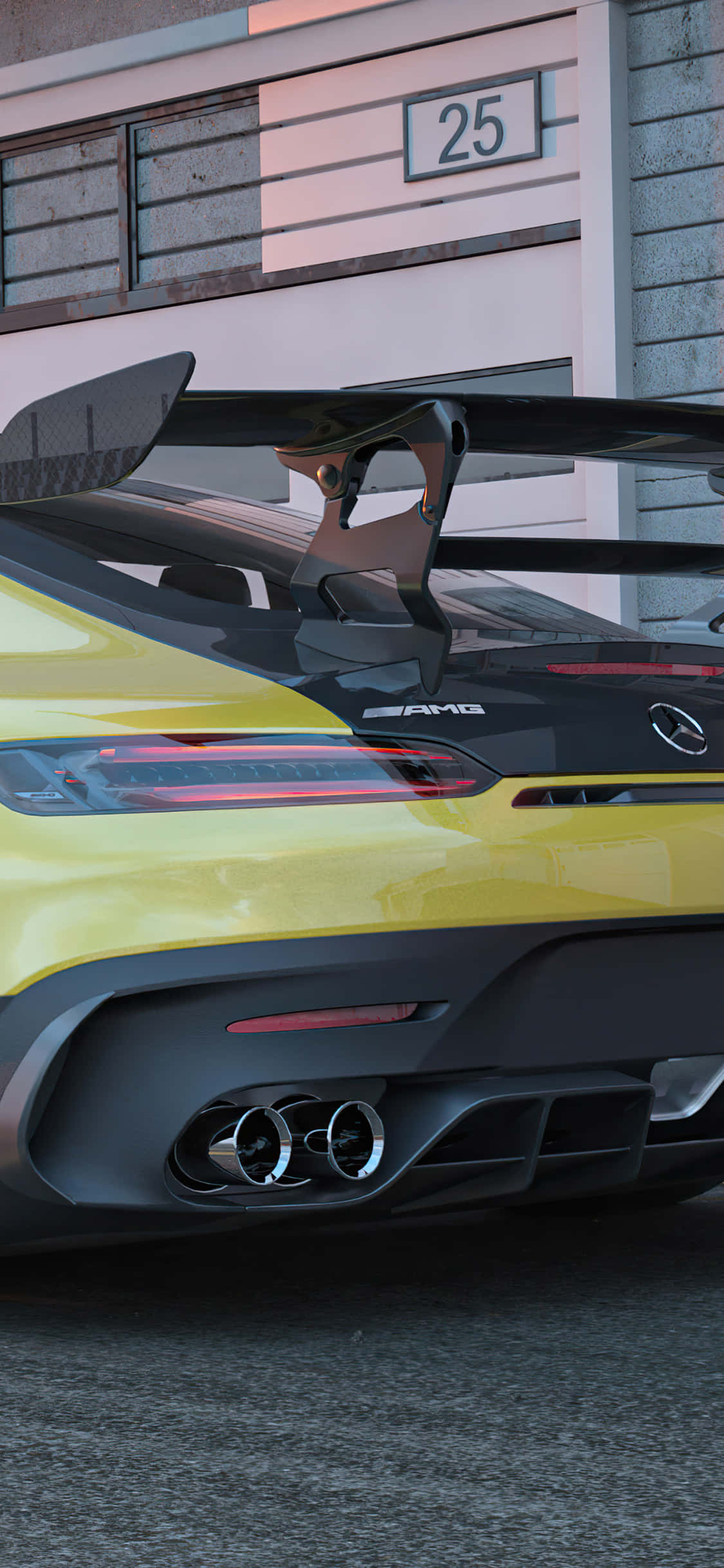 Задний профиль Android Amg Gt-r фон Обои