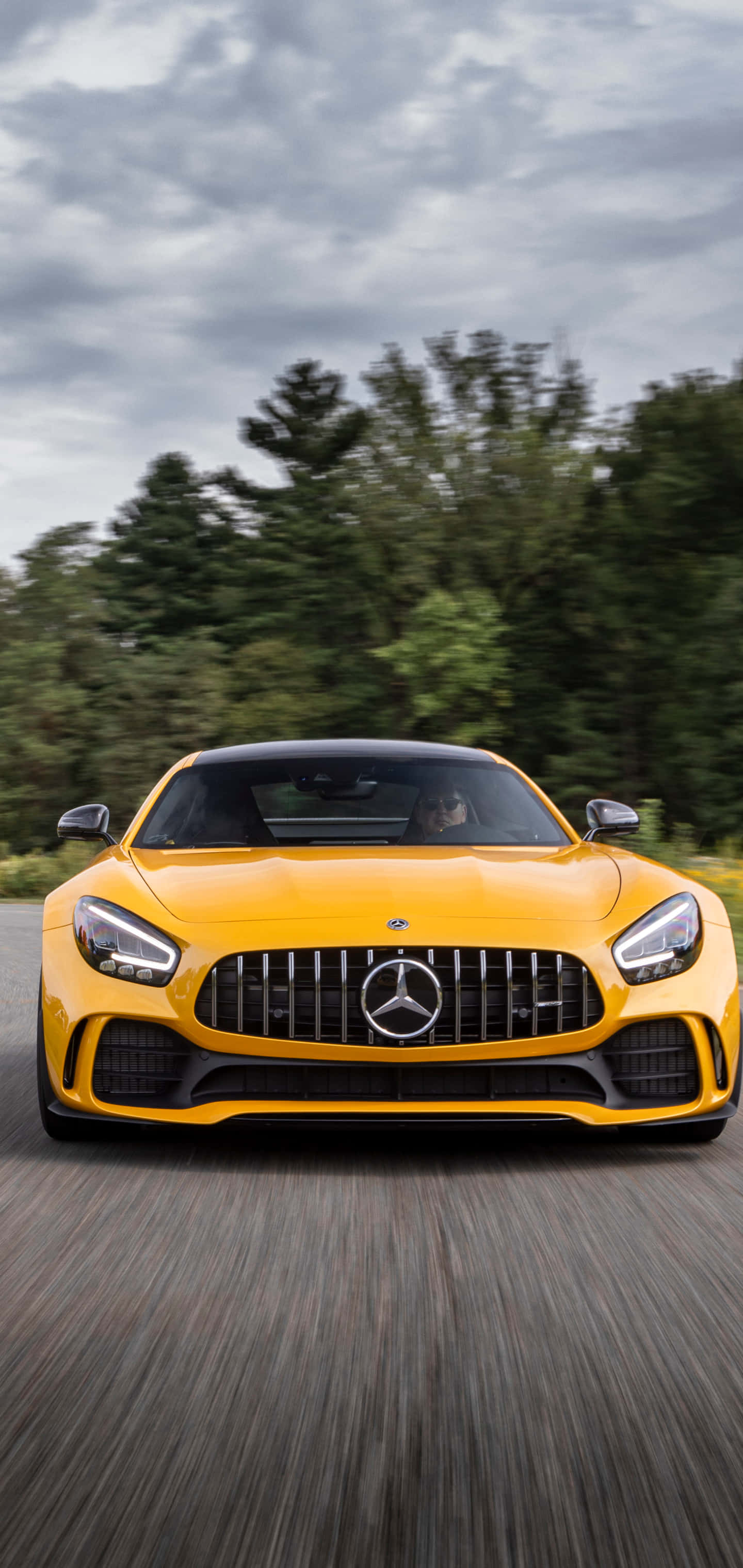 Android Жёлтый Amg Gt-r Фон Обои