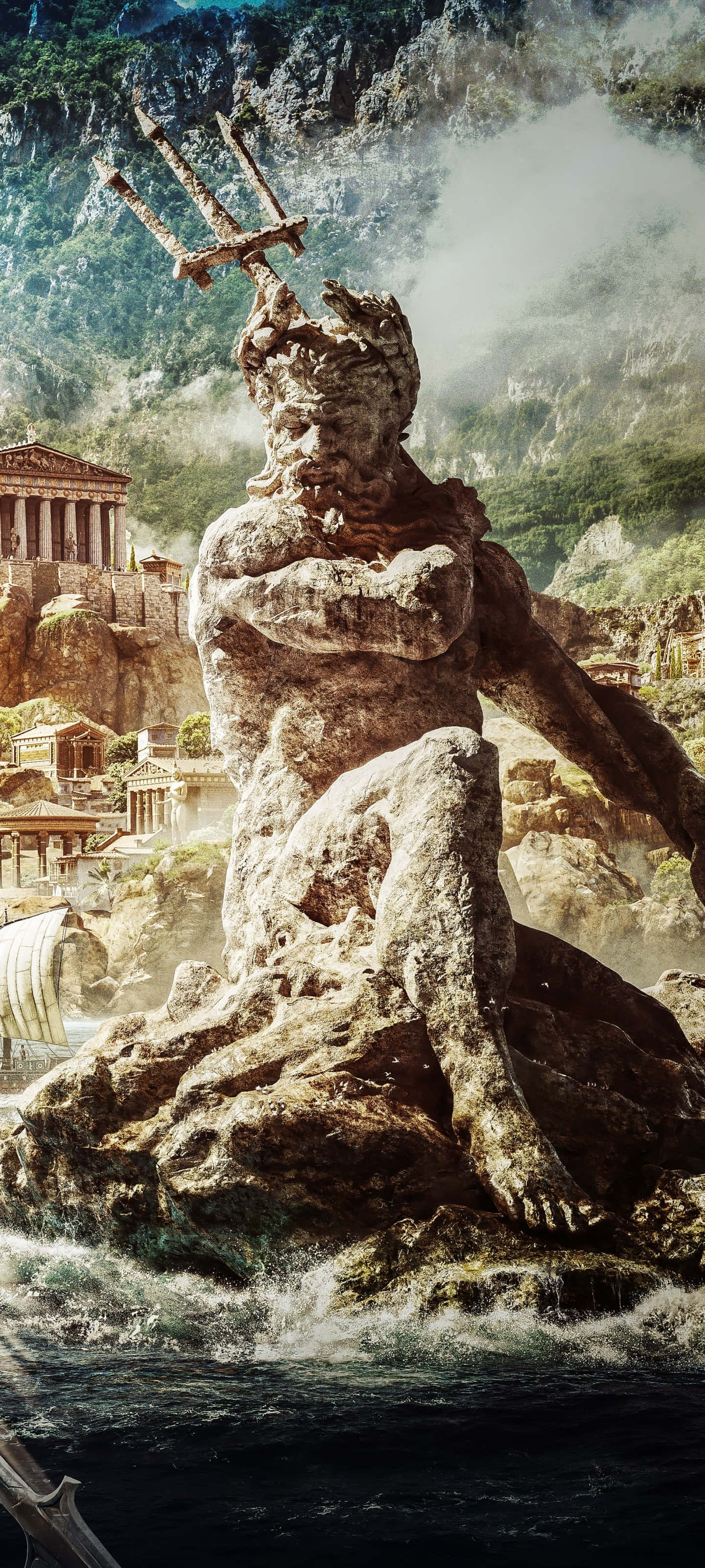 Исследуйте Древнюю Грецию и станьте легендарным героем в Android Assassin’s Creed Odyssey. Обои