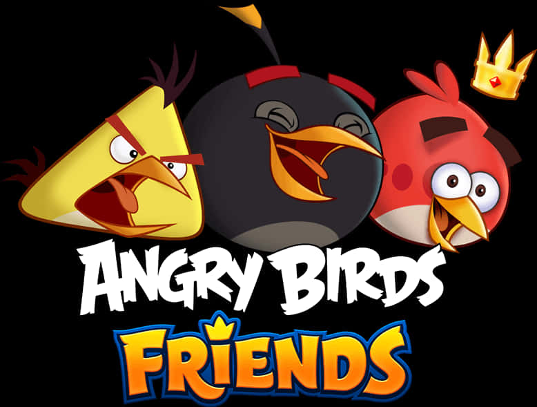 Логотип игры Angry Birds Friends Обои