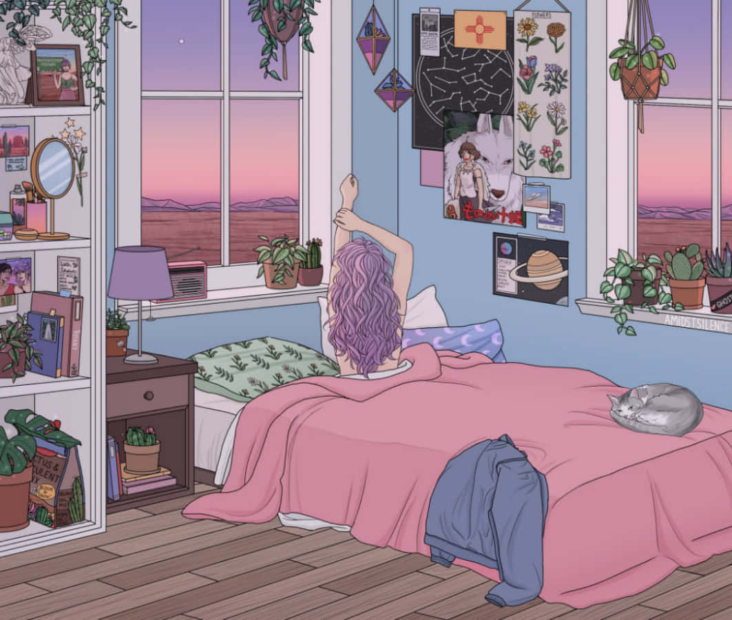 Дайте волю воображению с Anime Room! Обои