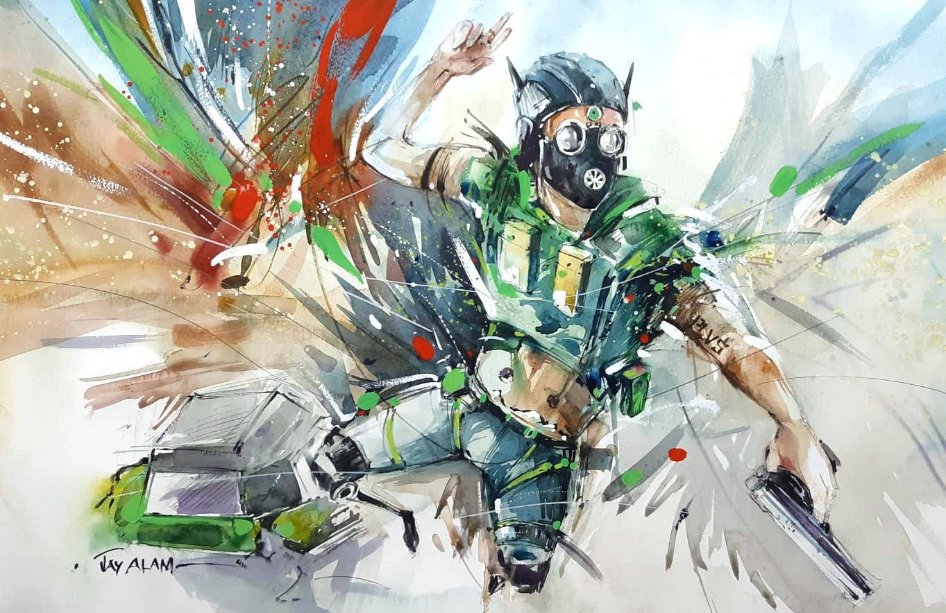Apex Legends Октан разных цветов Обои