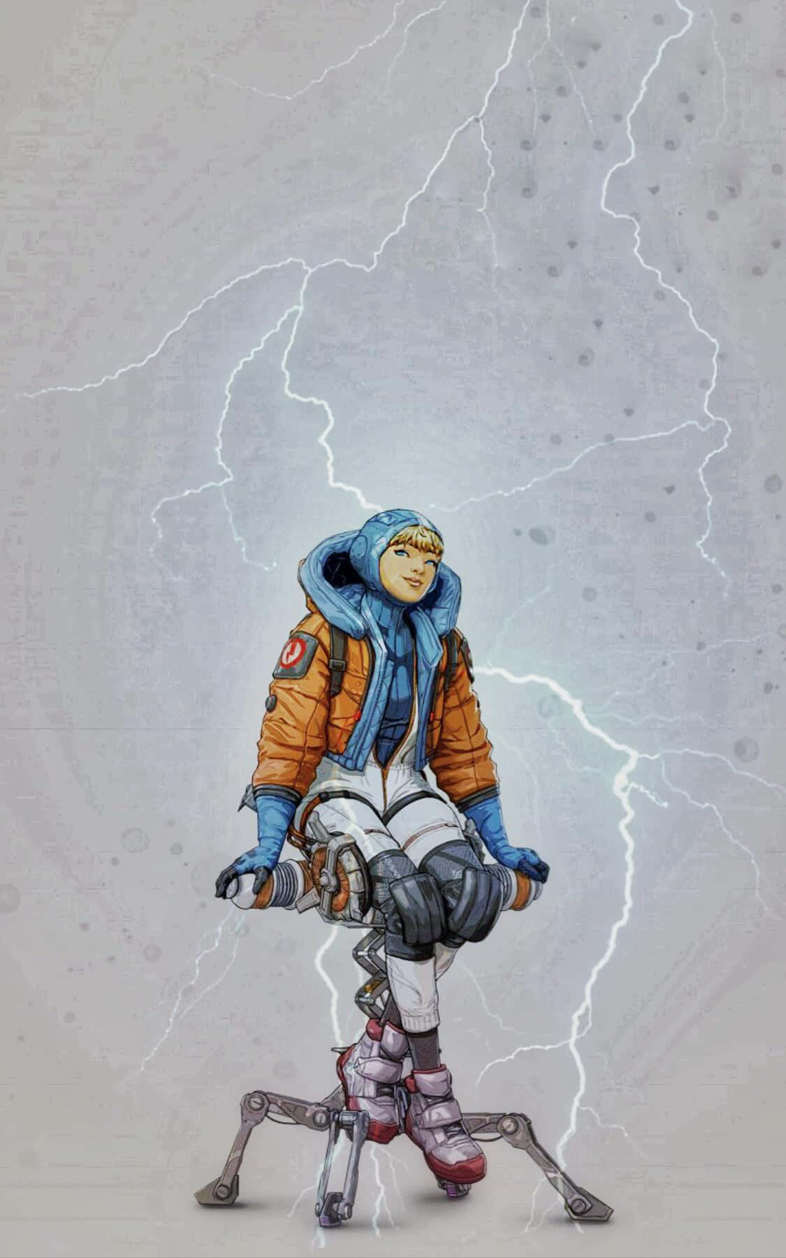 Эстетичный арт с Уотсон из Apex Legends Обои