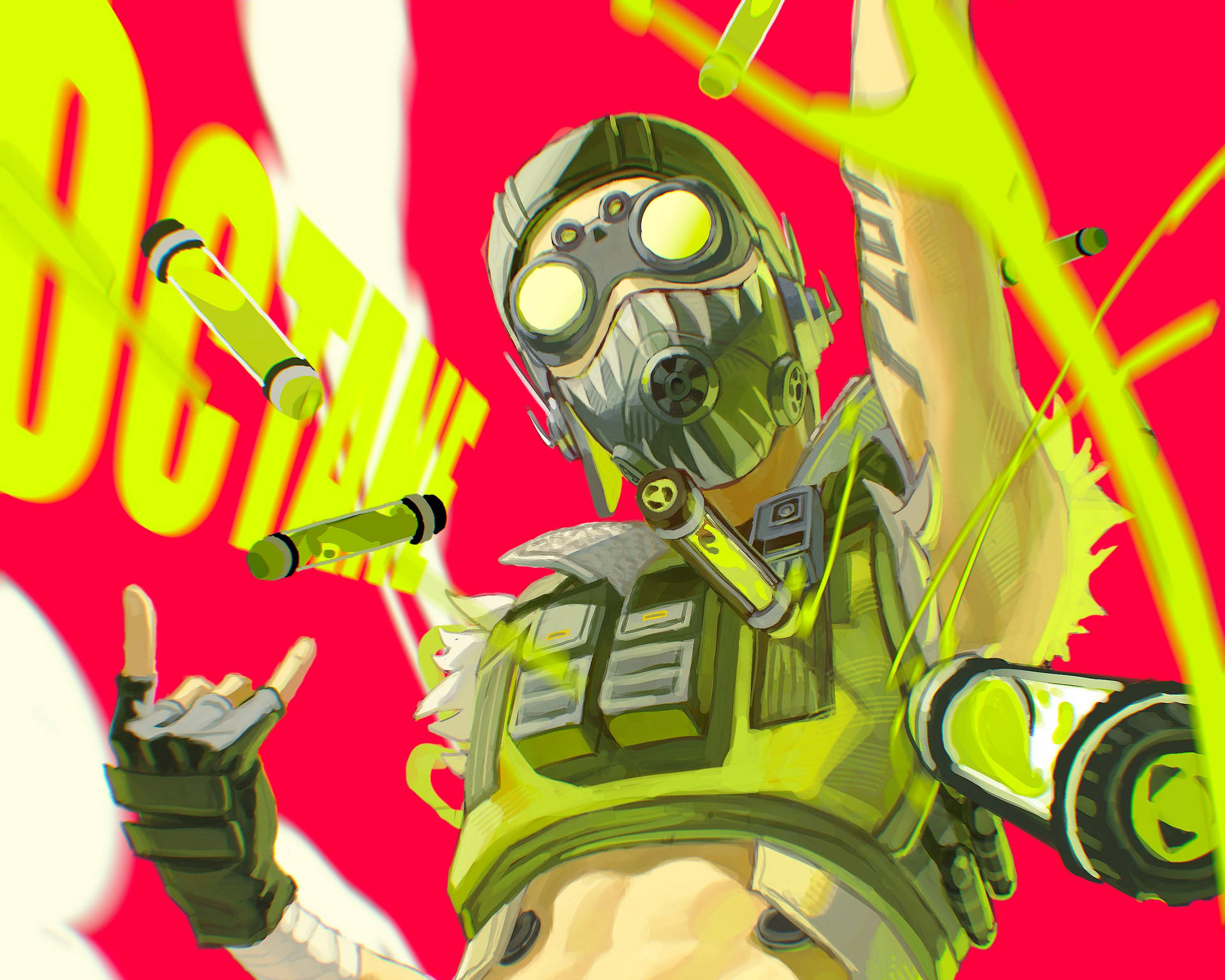 Apex Legends Октайн в зеленом