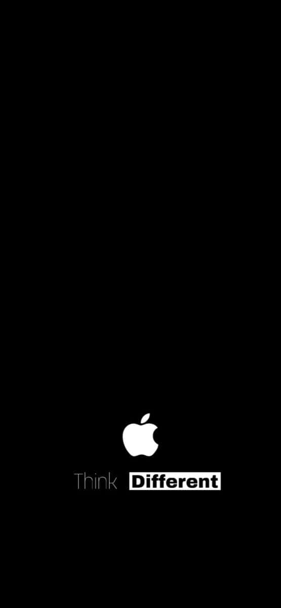 черный фон с логотипом Apple Обои