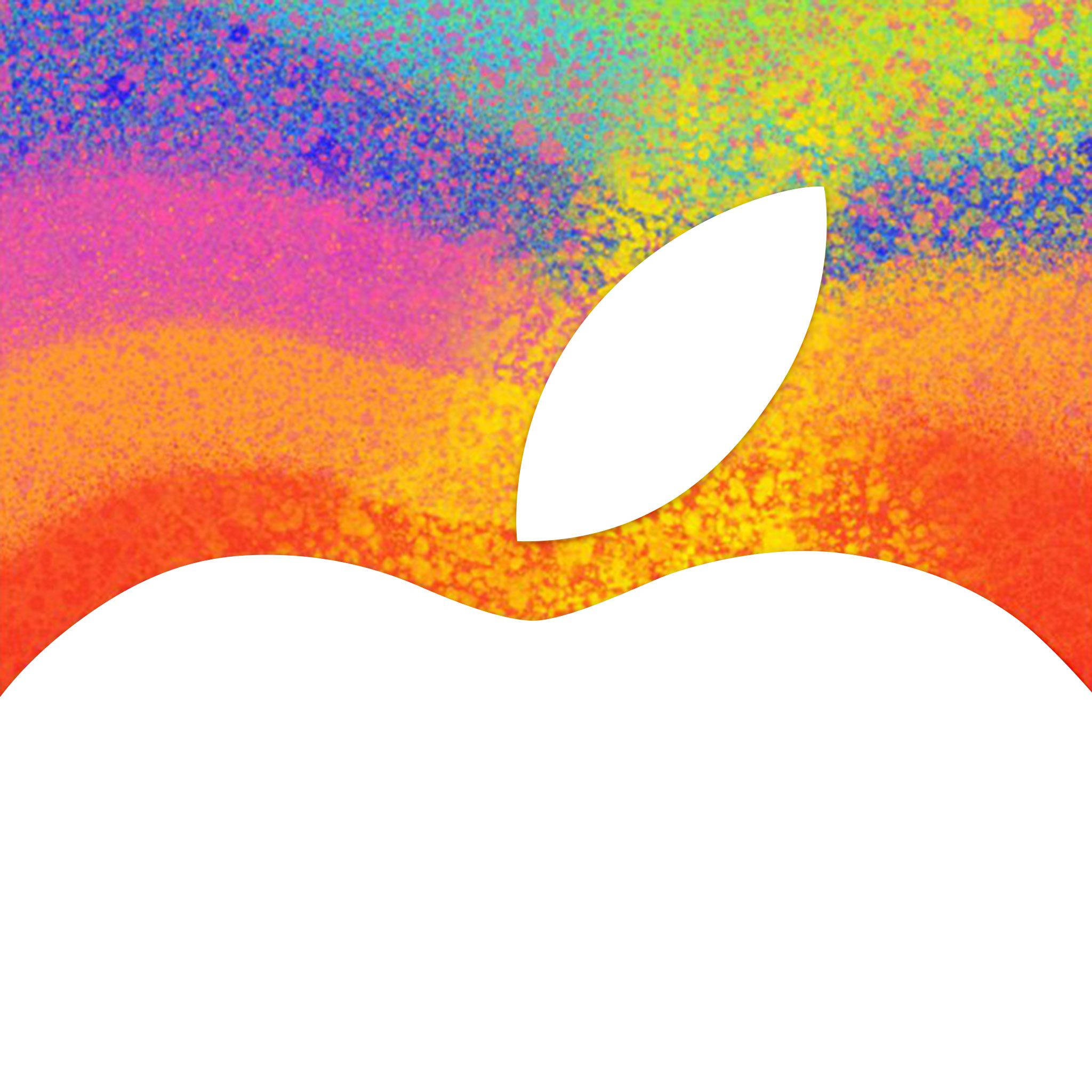 Радужное искусство Apple для iPad Mini Обои