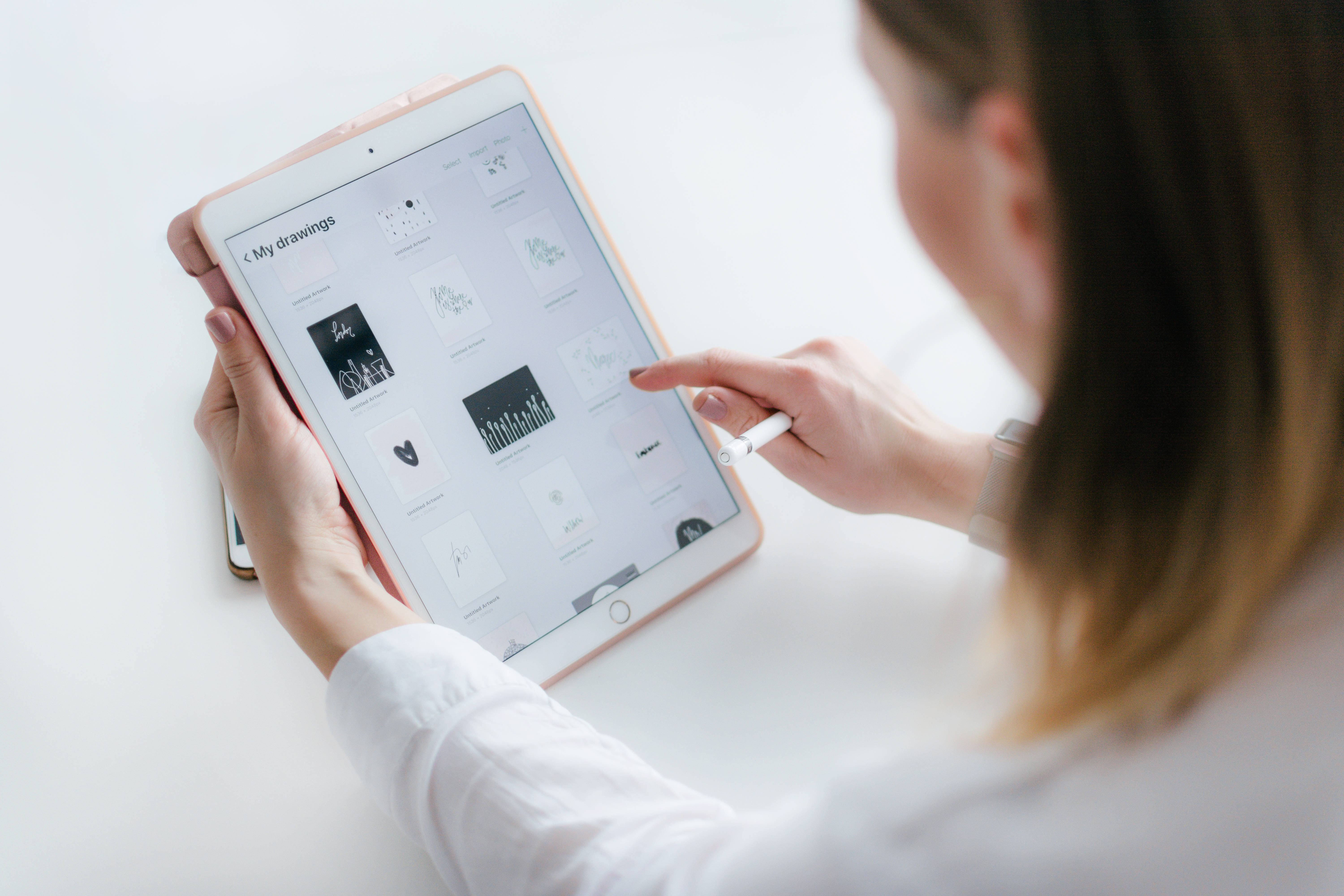 Apple iPad Pro в использовании Обои