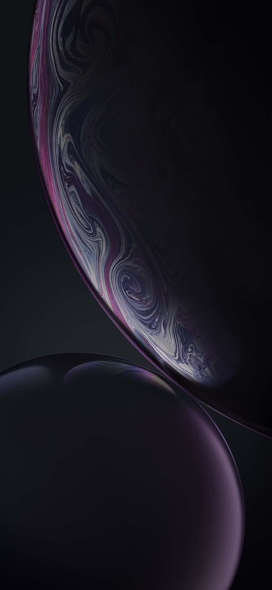 Apple iPhone XS Пузырьковый абстракт Обои