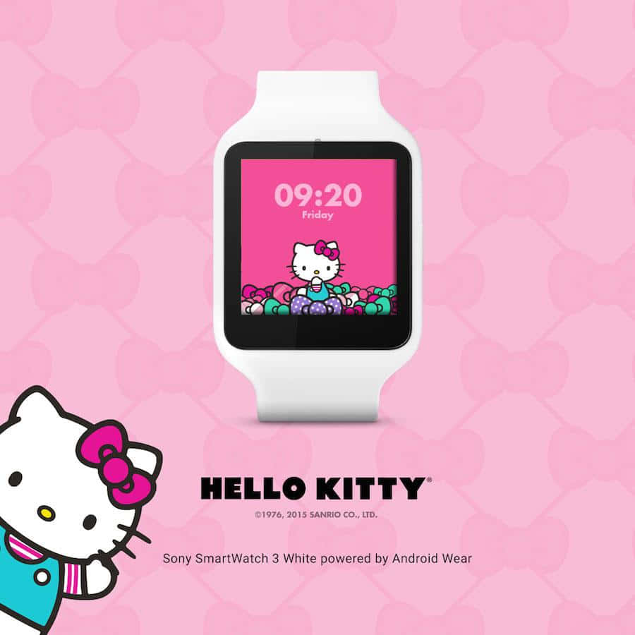 Милый циферблат Apple Watch Hello Kitty Обои