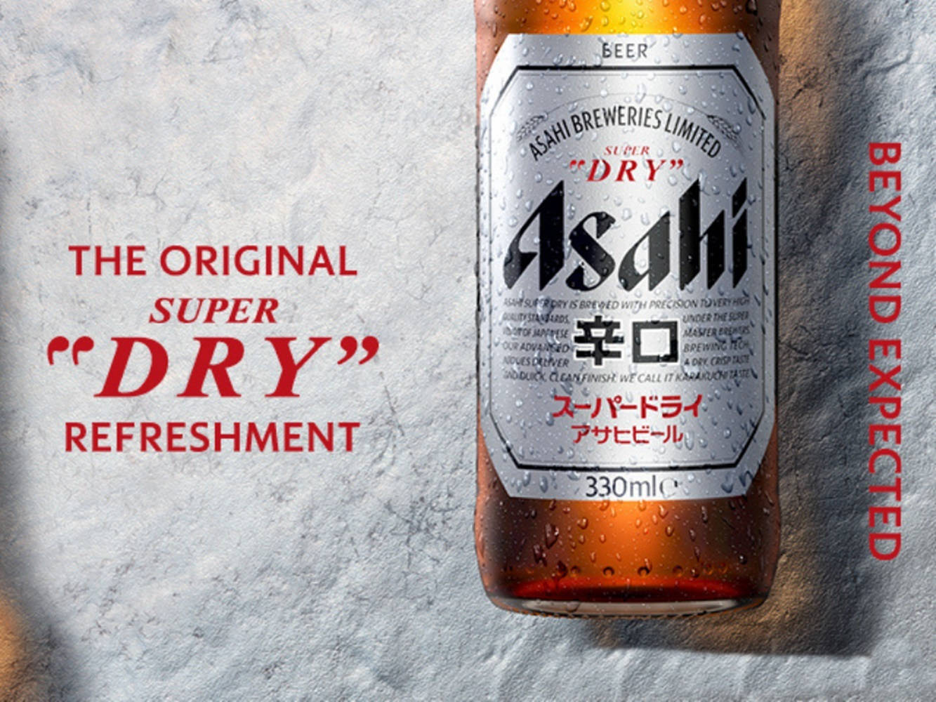 Оригинальное освежение Asahi Super Dry Обои