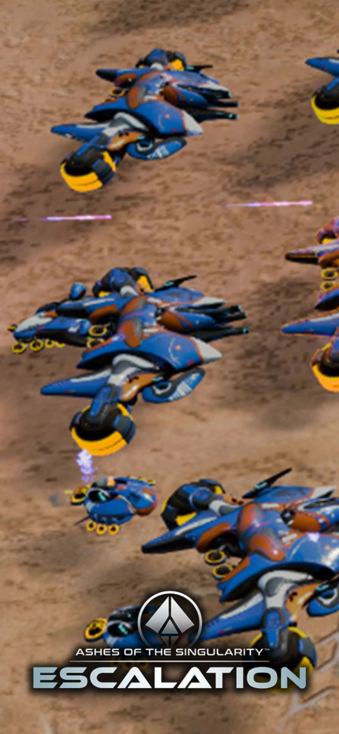 Испытайте Ashes Of The Singularity Escalation на iPhone X Обои