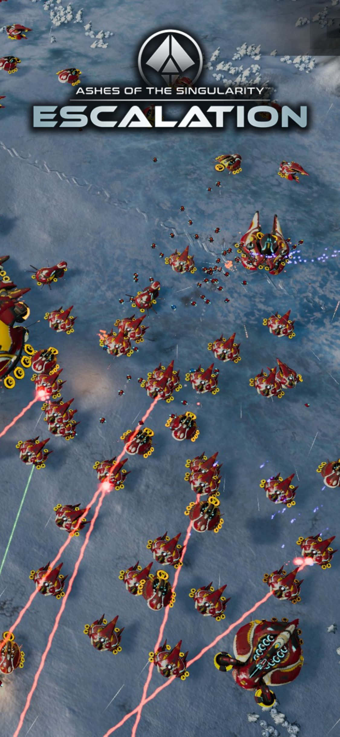 Наслаждайтесь высококачественной графикой Ashes Of The Singularity Escalation на iPhone X Обои