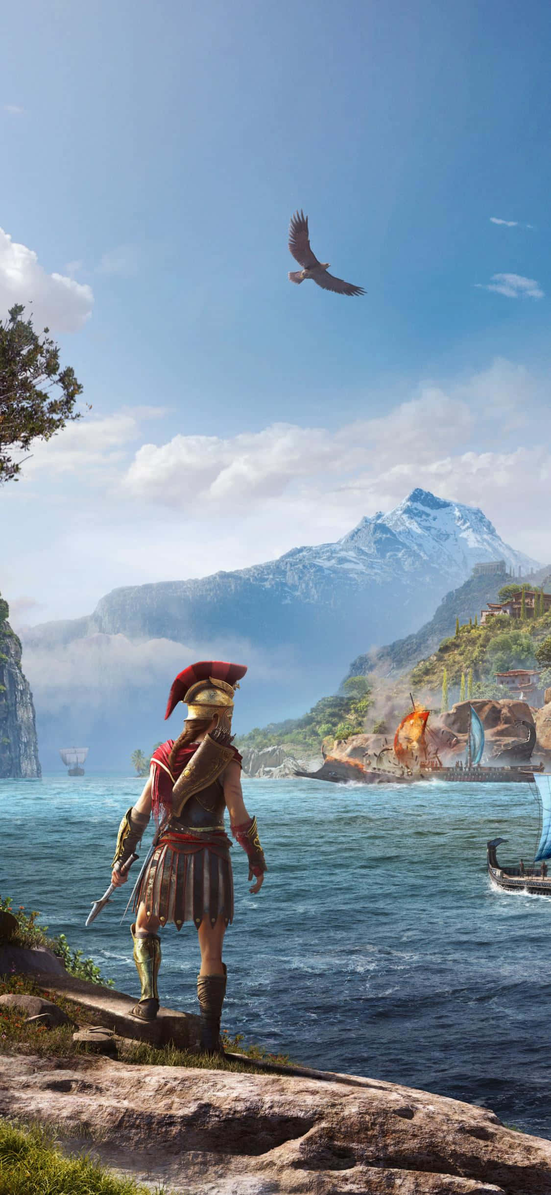 Assassin's Creed Odyssey: Алексиос на берегу моря Обои