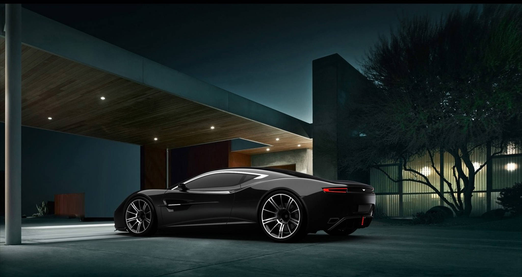 Крутой автомобиль Aston Martin Обои