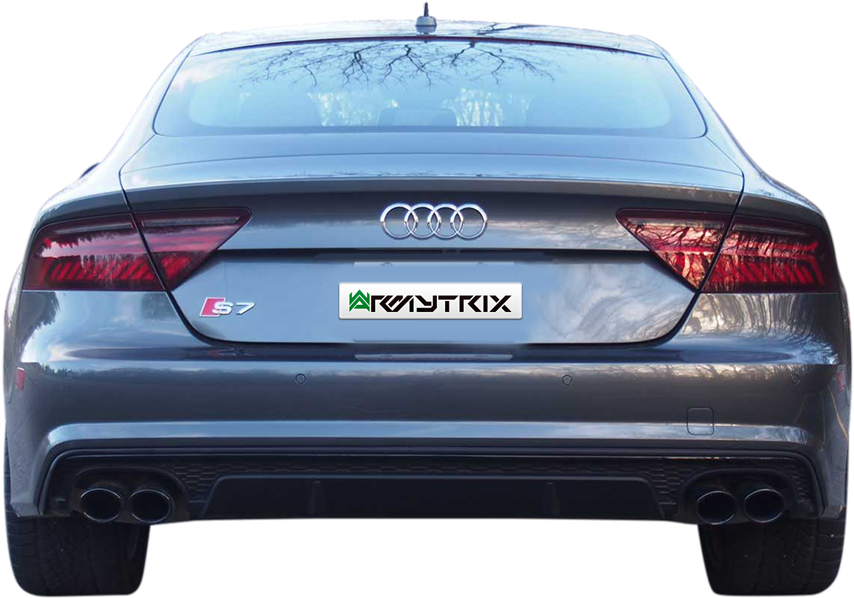 Audi S7 вид сзади Обои