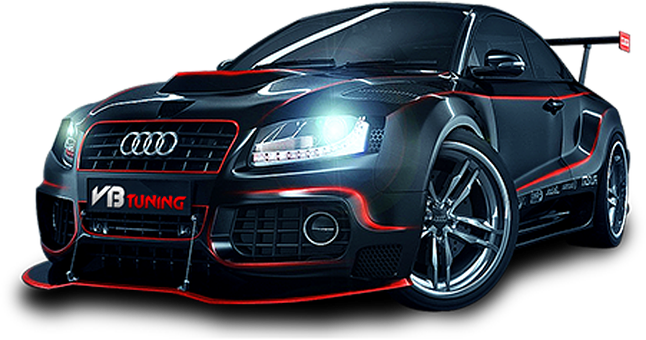 Audi T T Кастомный тюнинг на выставке Обои
