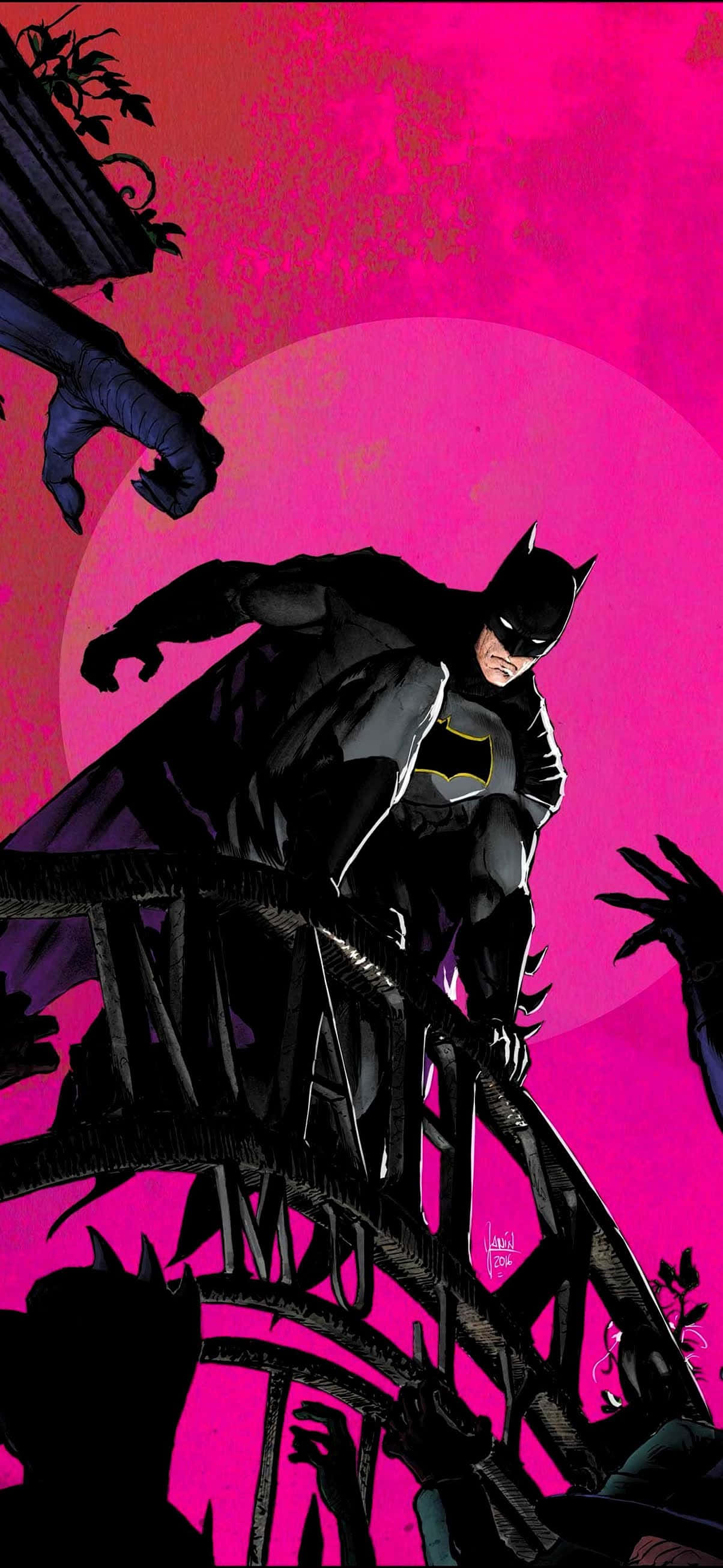 Покажите свою гик-репутацию с крутым Batman iPhone Обои