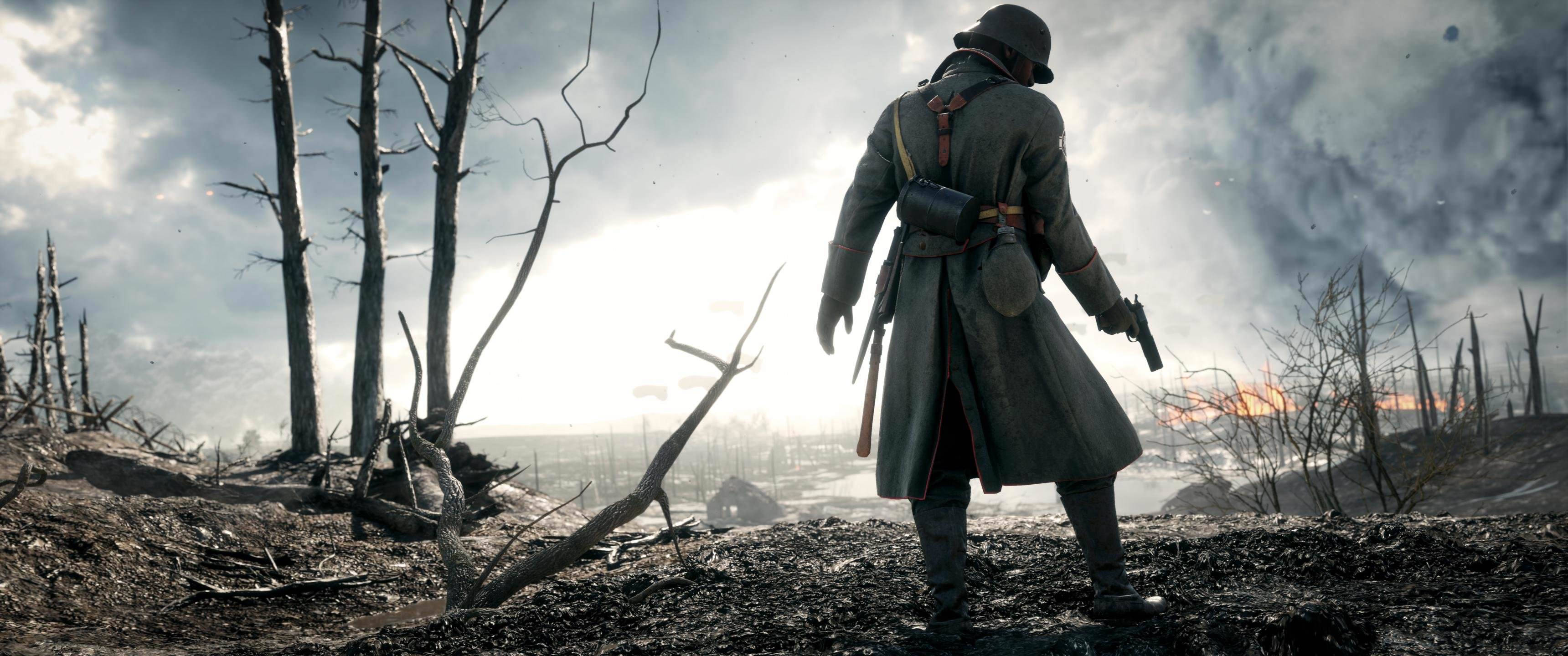 Играйте в Battlefield 1 в ультрашироком формате 3440x1440 Обои