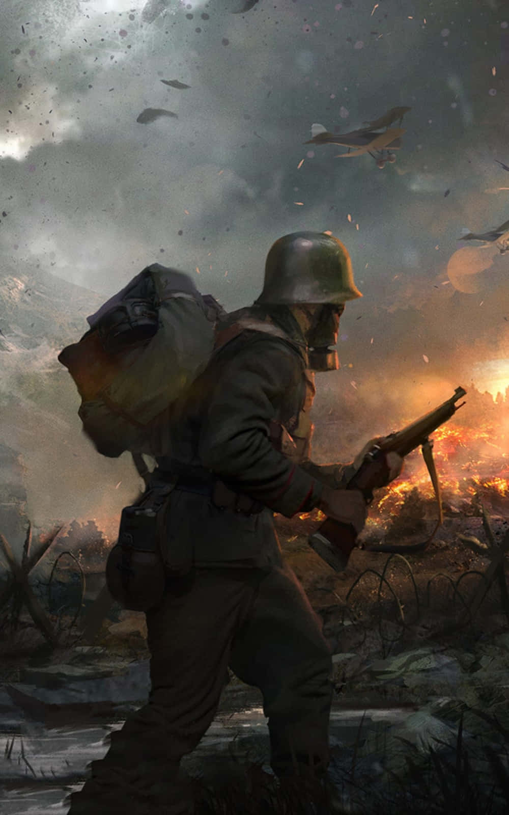 Почувствуйте бой на новом уровне с Battlefield Phone Обои