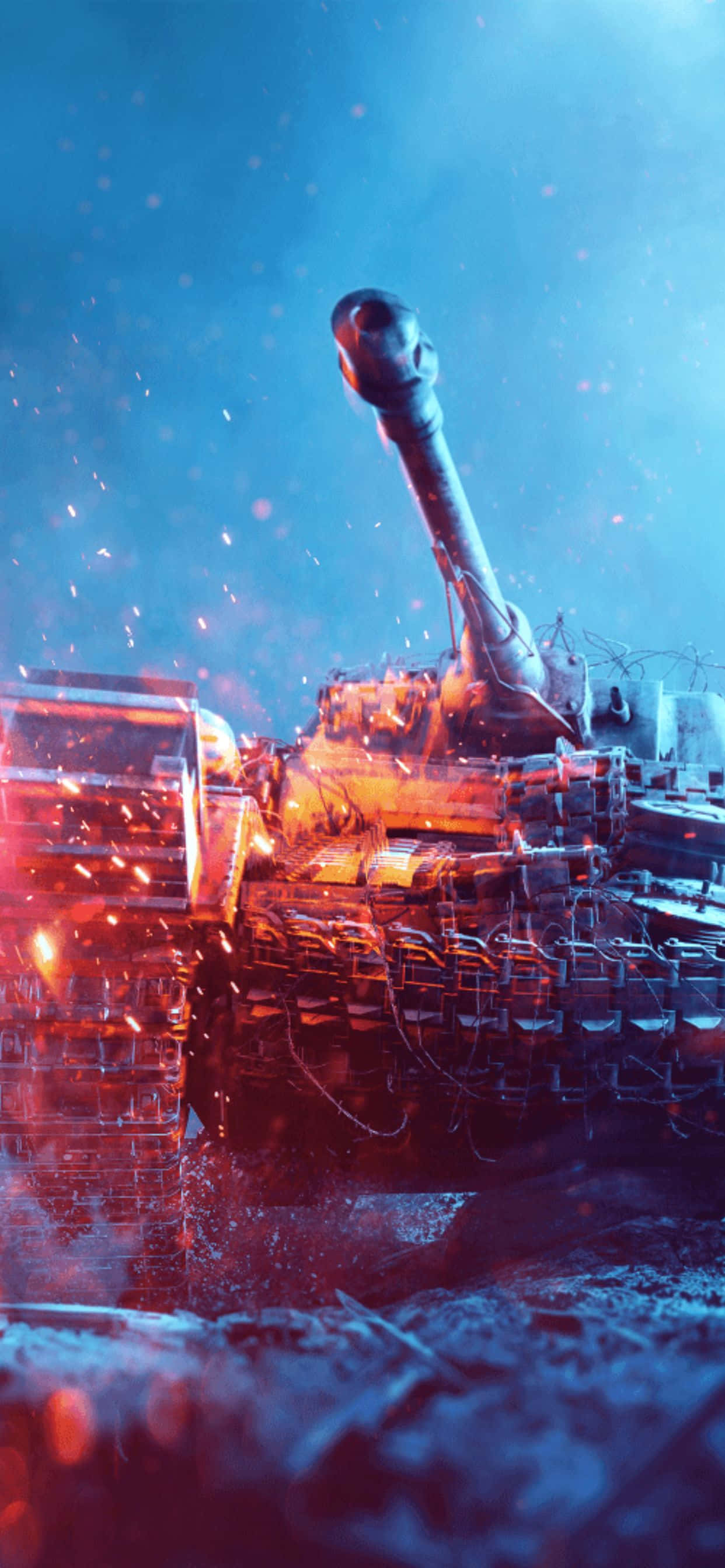 Угрожающая сцена из Battlefield V Обои