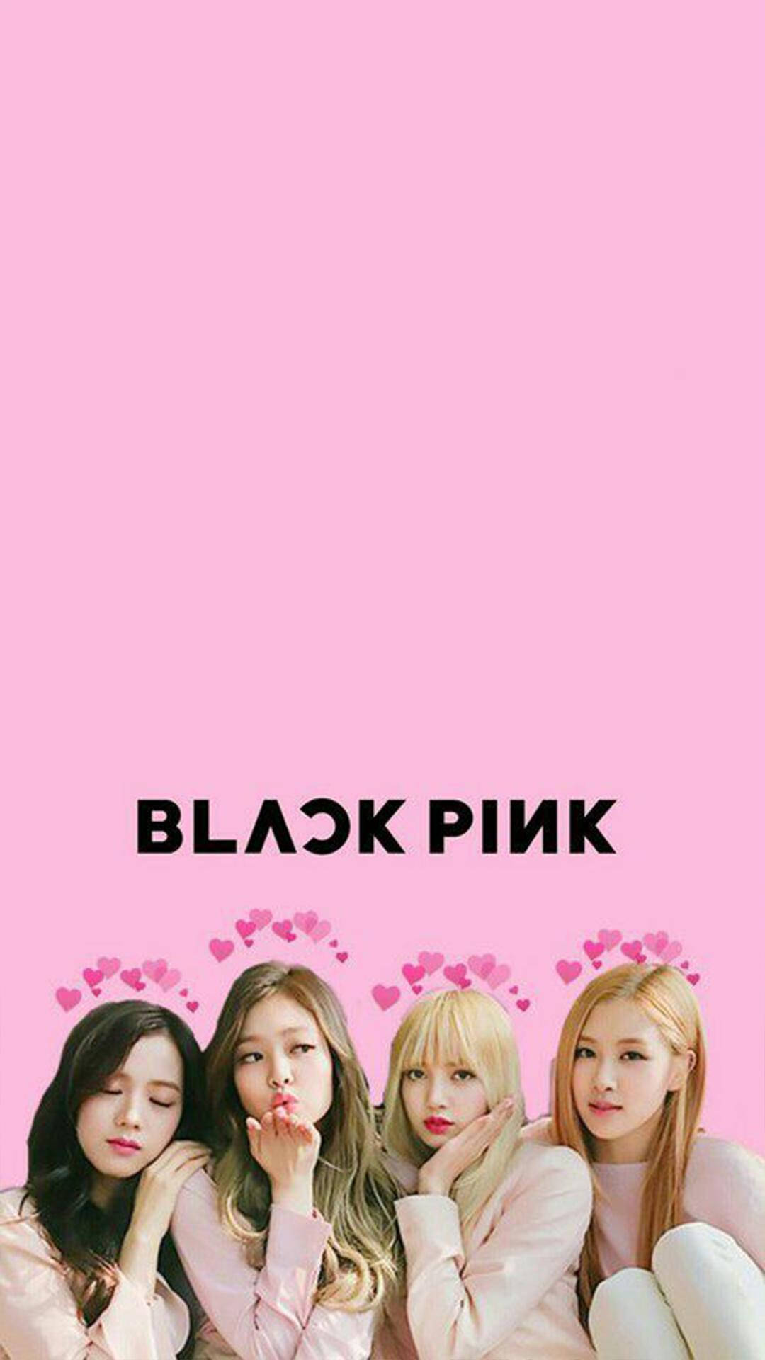 Blackpink с сердечками Обои