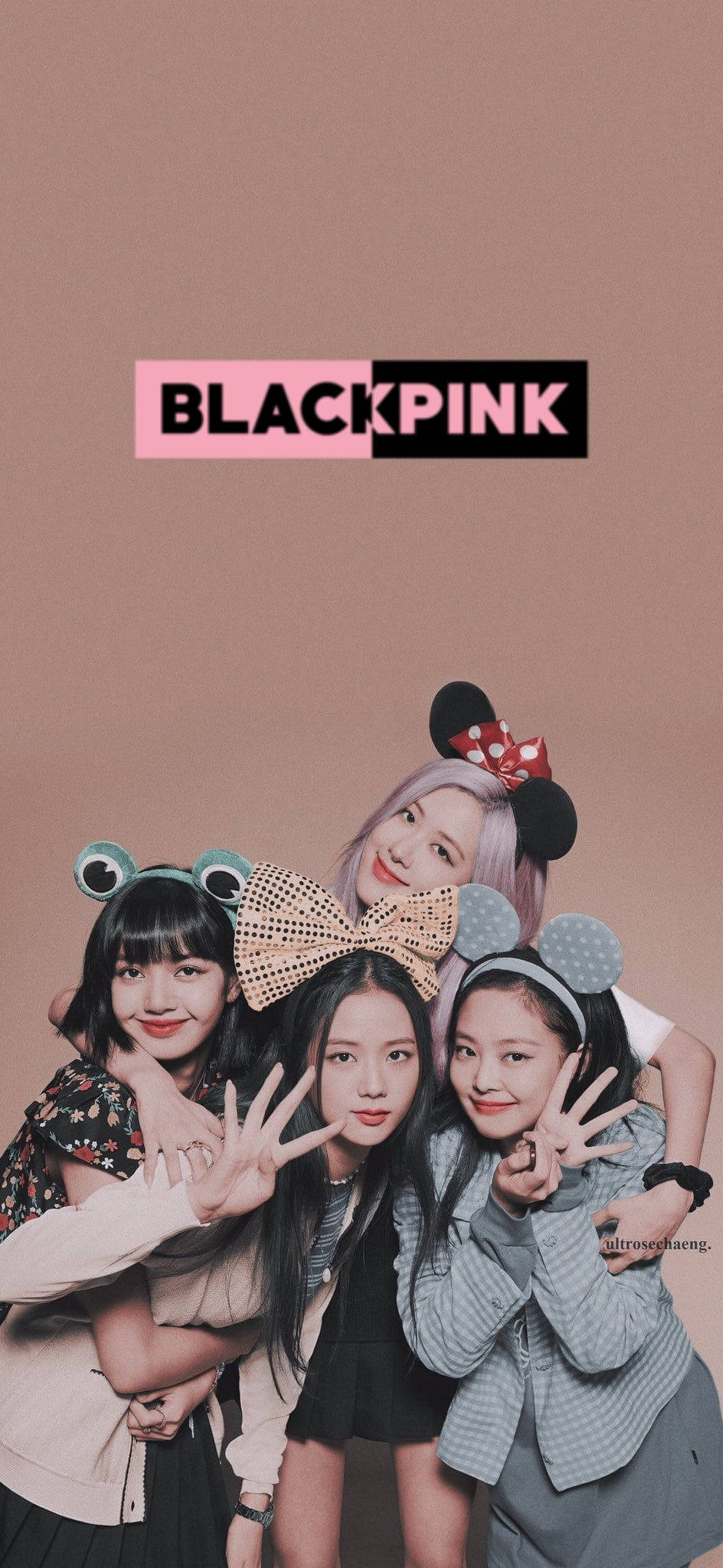 Blackpink милый головной убор Обои