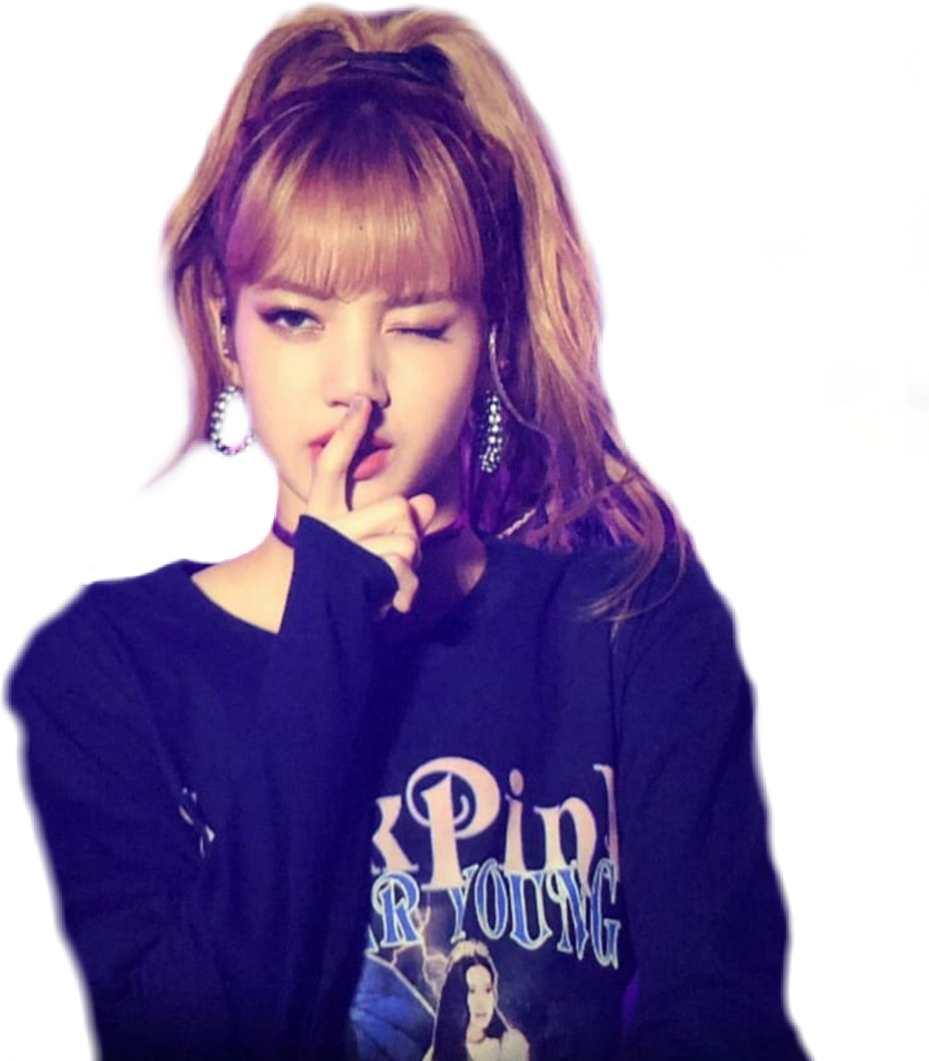 Тихий жест участницы Blackpink Обои